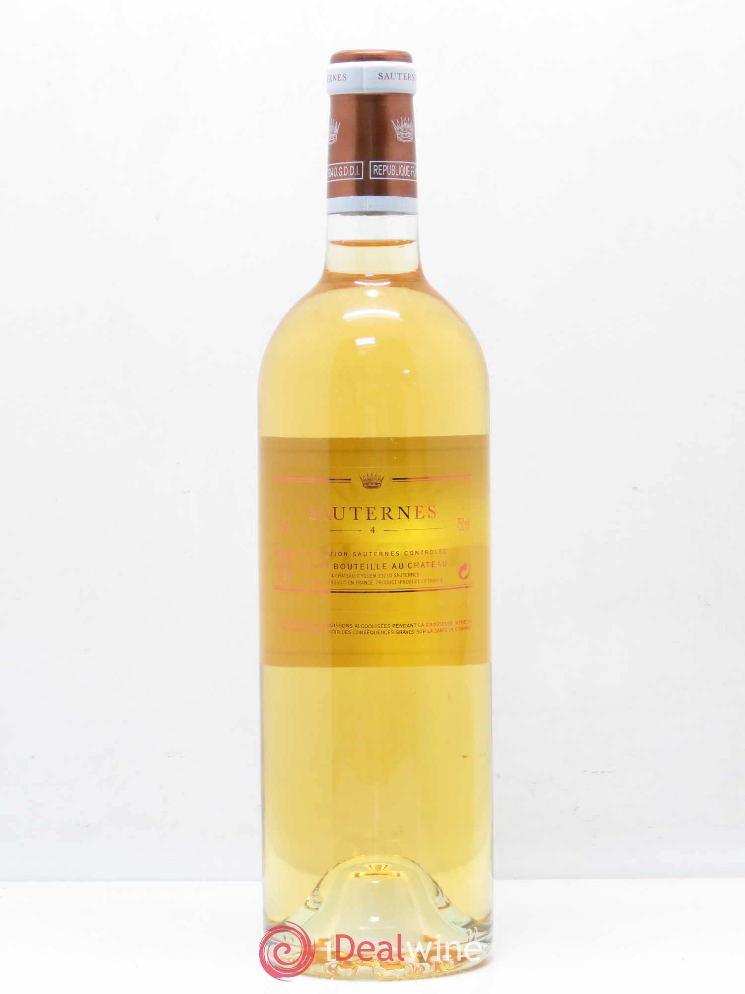 Sauternes Numéro 4 Yquem - Lot de 1 bouteille - 1