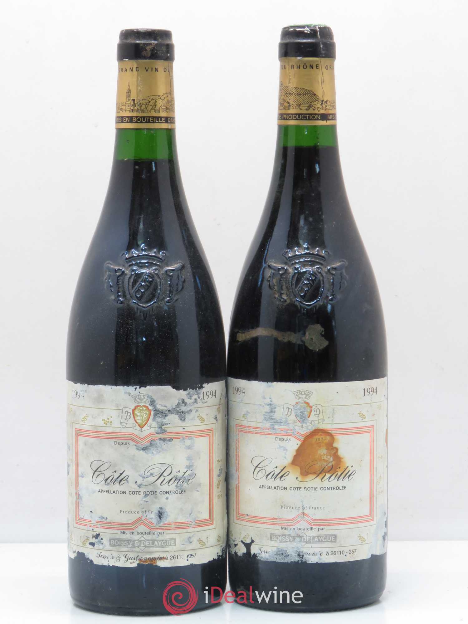 Côte-Rôtie Boissy Delaygue 1994 - Lot de 2 bouteilles - 0