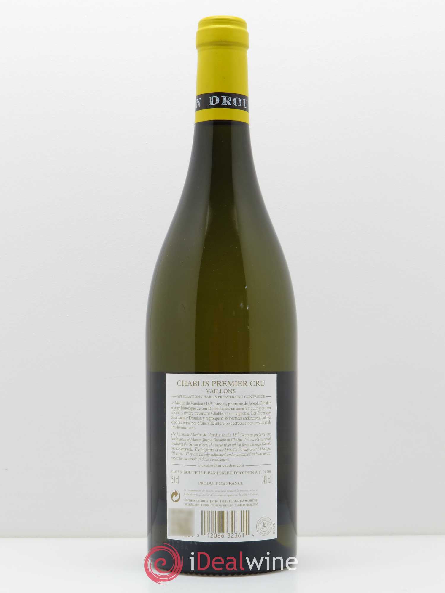Chablis 1er Cru Vaillons Joseph Drouhin 2018 - Lot de 1 bouteille - 1