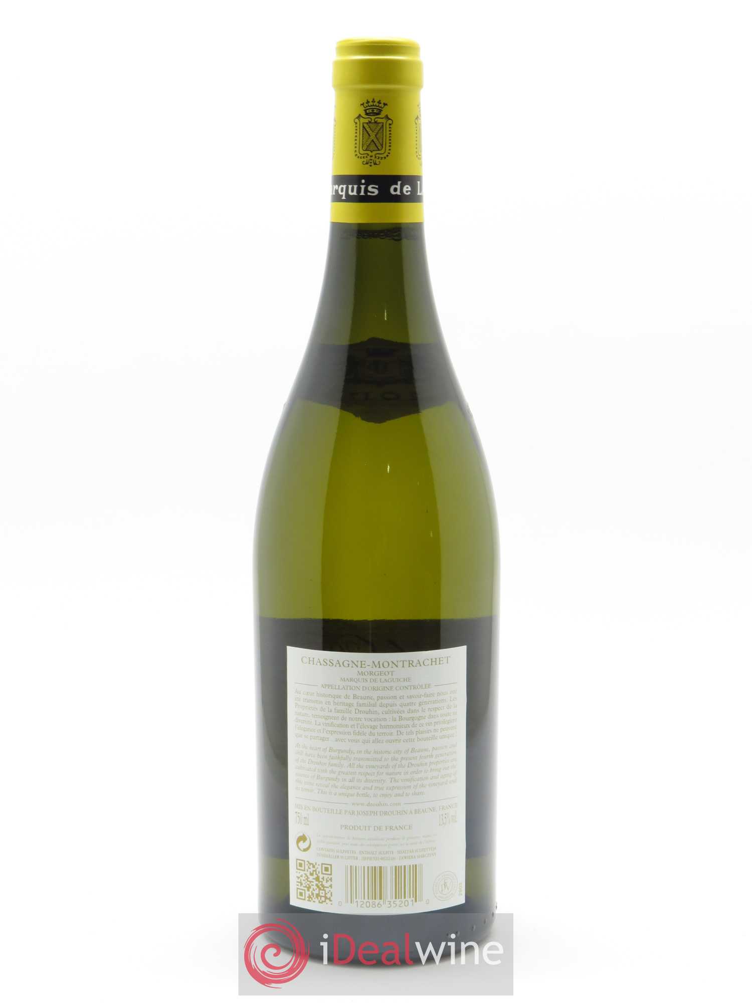 Chassagne-Montrachet Marquis de Laguiche Joseph Drouhin 2017 - Lot de 1 bouteille - 1