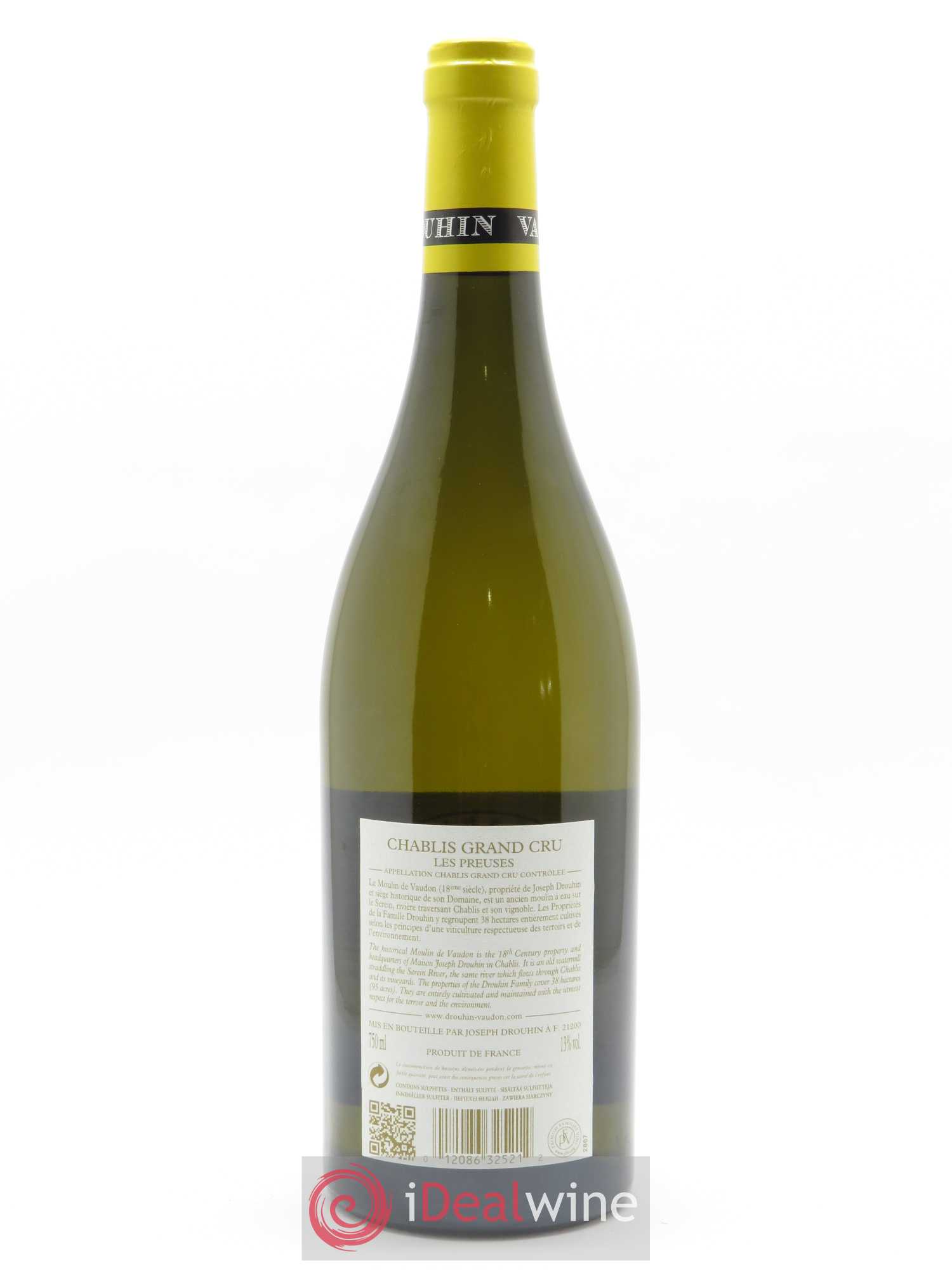 Chablis Grand Cru Les Preuses Joseph Drouhin 2019 - Lot de 1 bouteille - 1