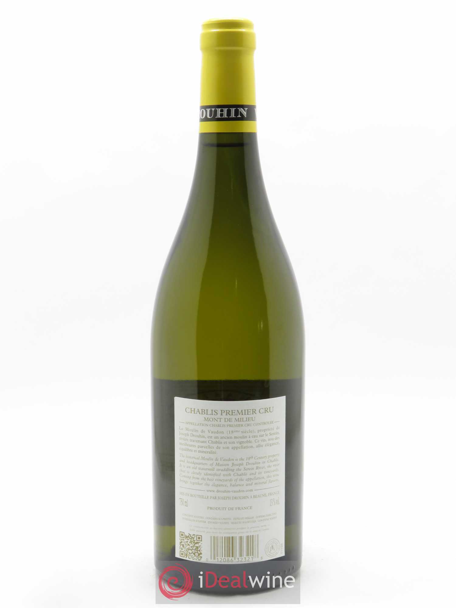 Chablis 1er Cru Mont de Milieu Drouhin-Vaudon (Domaine) 2017 - Lot de 1 bouteille - 1