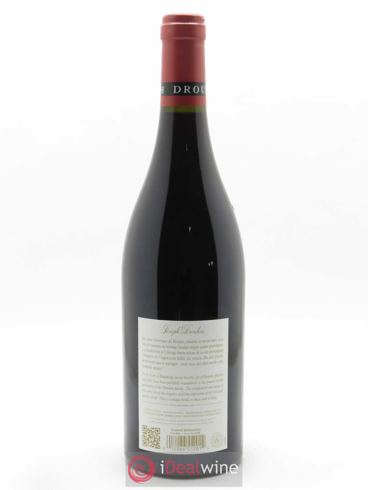Vosne-Romanée Joseph Drouhin 2018 - Lot de 1 bouteille - 1