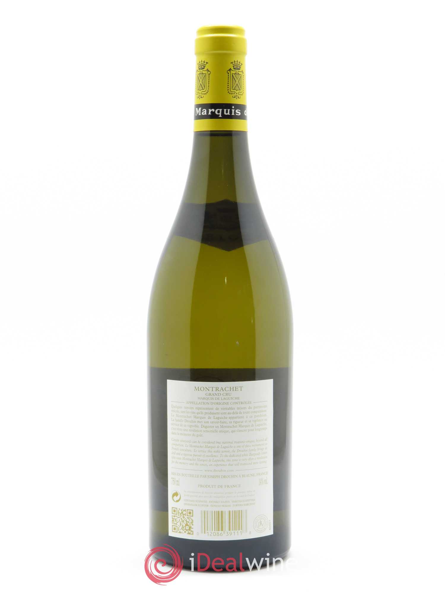 Montrachet Grand Cru Marquis de Laguiche Joseph Drouhin 2018 - Lot of 1 bottle - 1