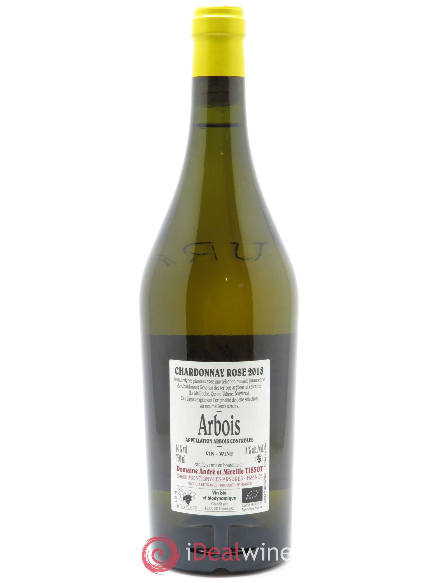 Arbois Rose Massale Bénédicte et Stéphane Tissot 2018 - Lot de 1 bouteille - 1