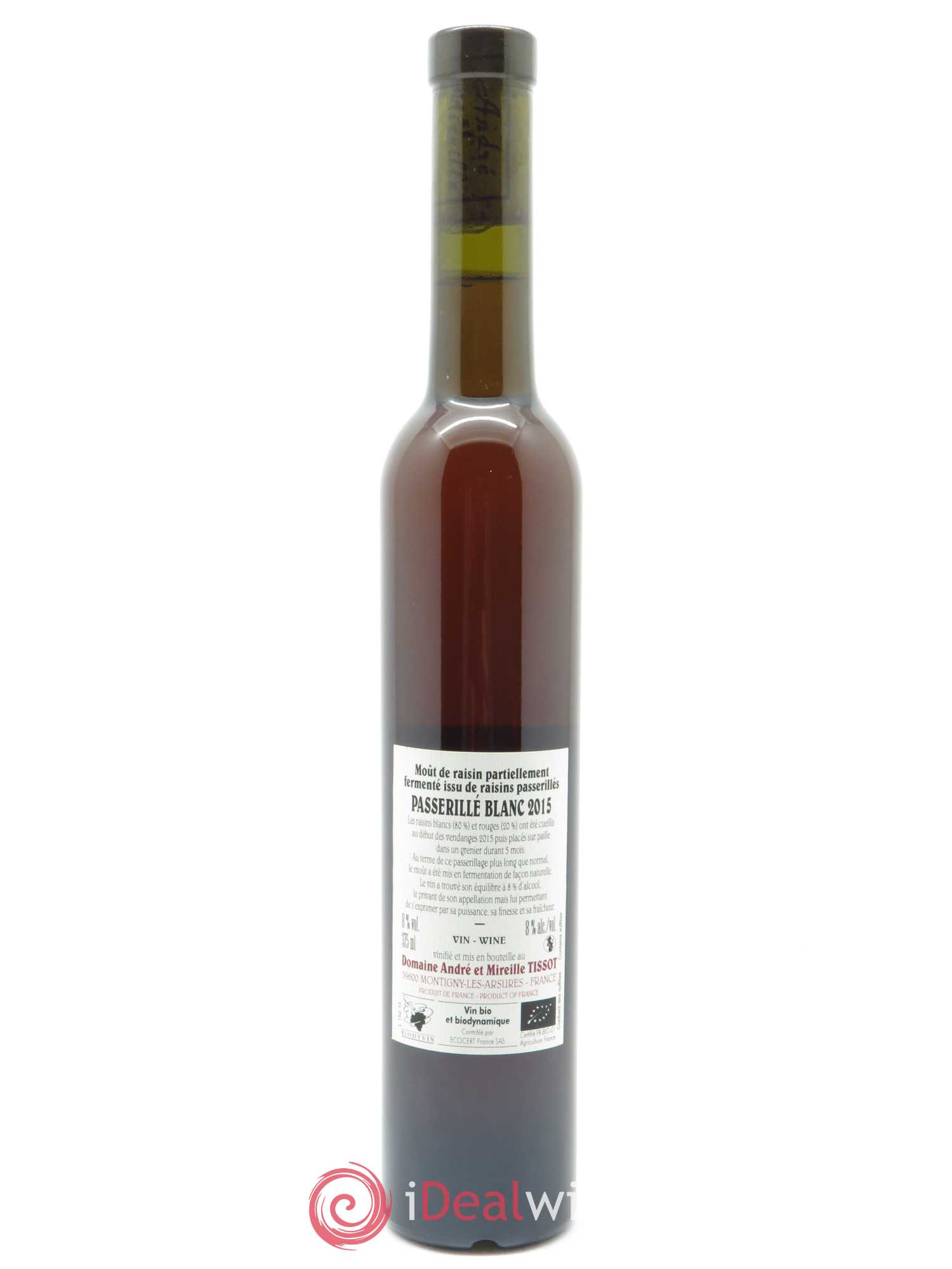 Vin de France Spirale Passerillé Bénédicte et Stéphane Tissot 2015 - Posten von 1 Demi-Flasche - 1