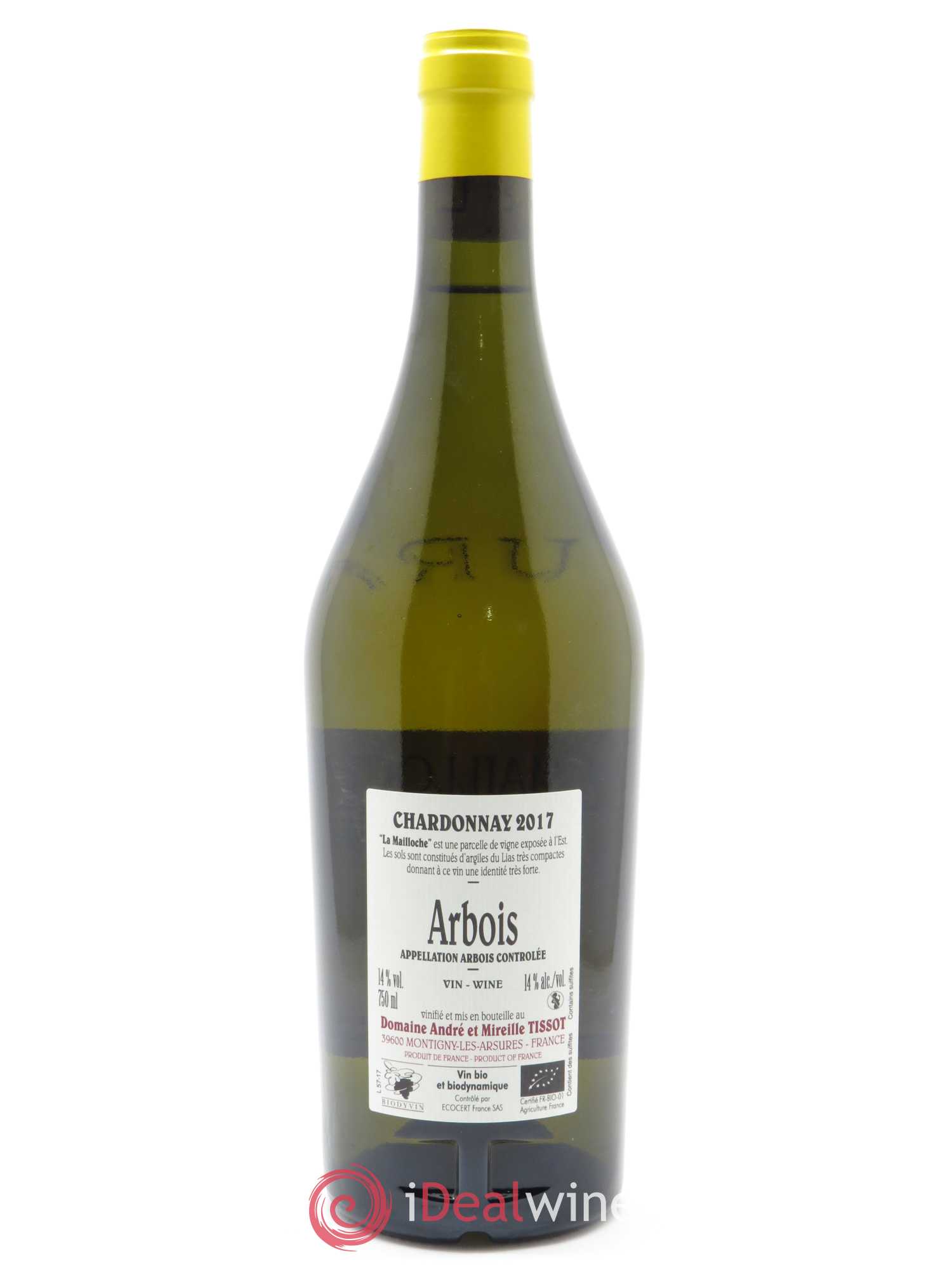 Arbois La Mailloche Bénédicte et Stéphane Tissot 2017 - Posten von 1 Flasche - 1