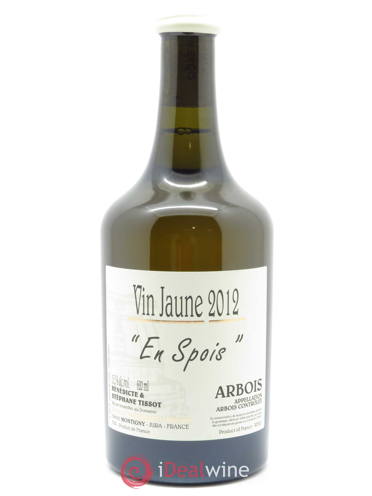 Arbois Vin Jaune En Spois Bénédicte et Stéphane Tissot (62cl) 2012 - Lot de 1 bouteille - 0