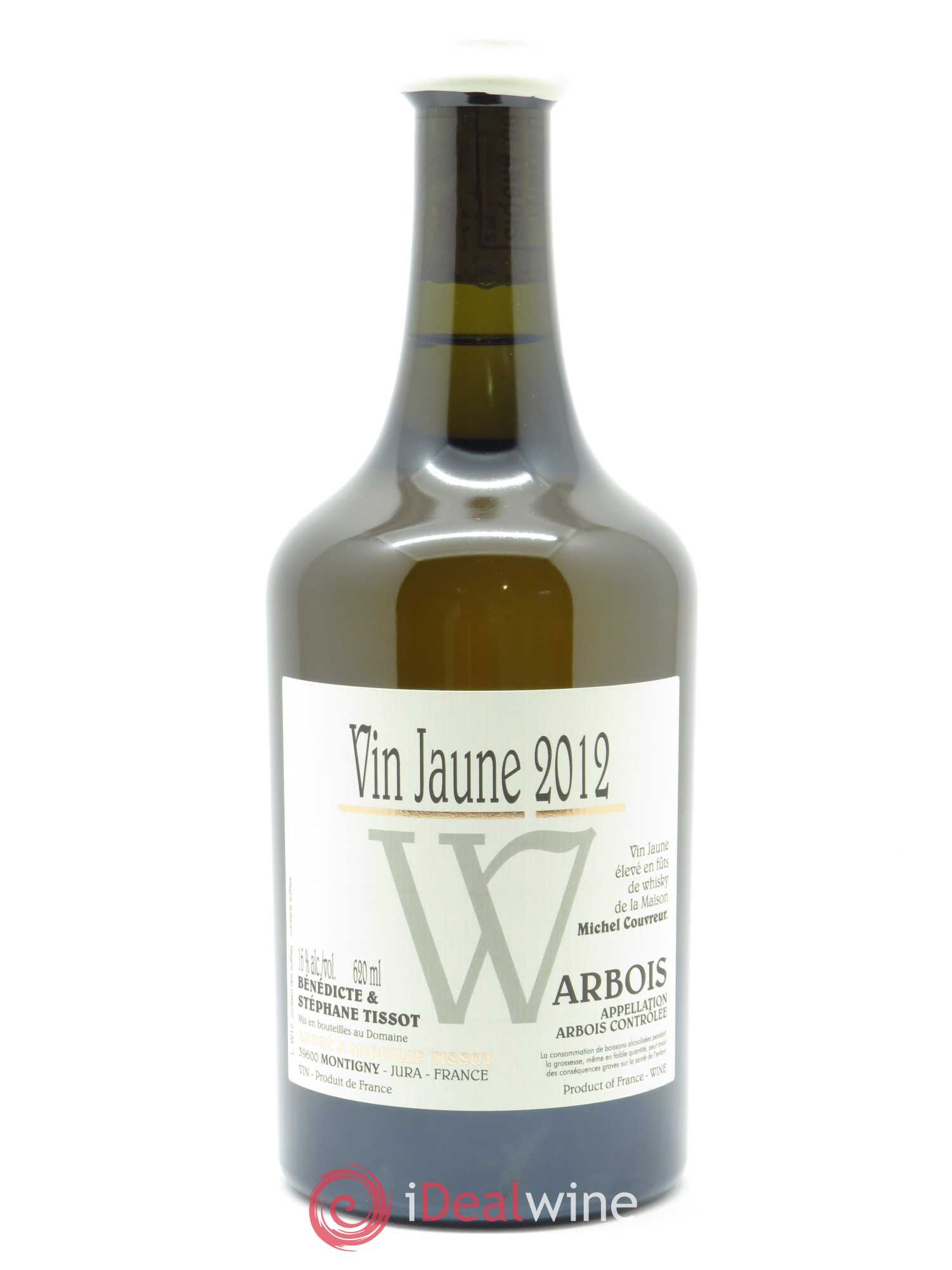 Arbois Vin Jaune W fût de Michel Couvreur Bénédicte et Stéphane Tissot 2012 - Lot de 1 bouteille - 0