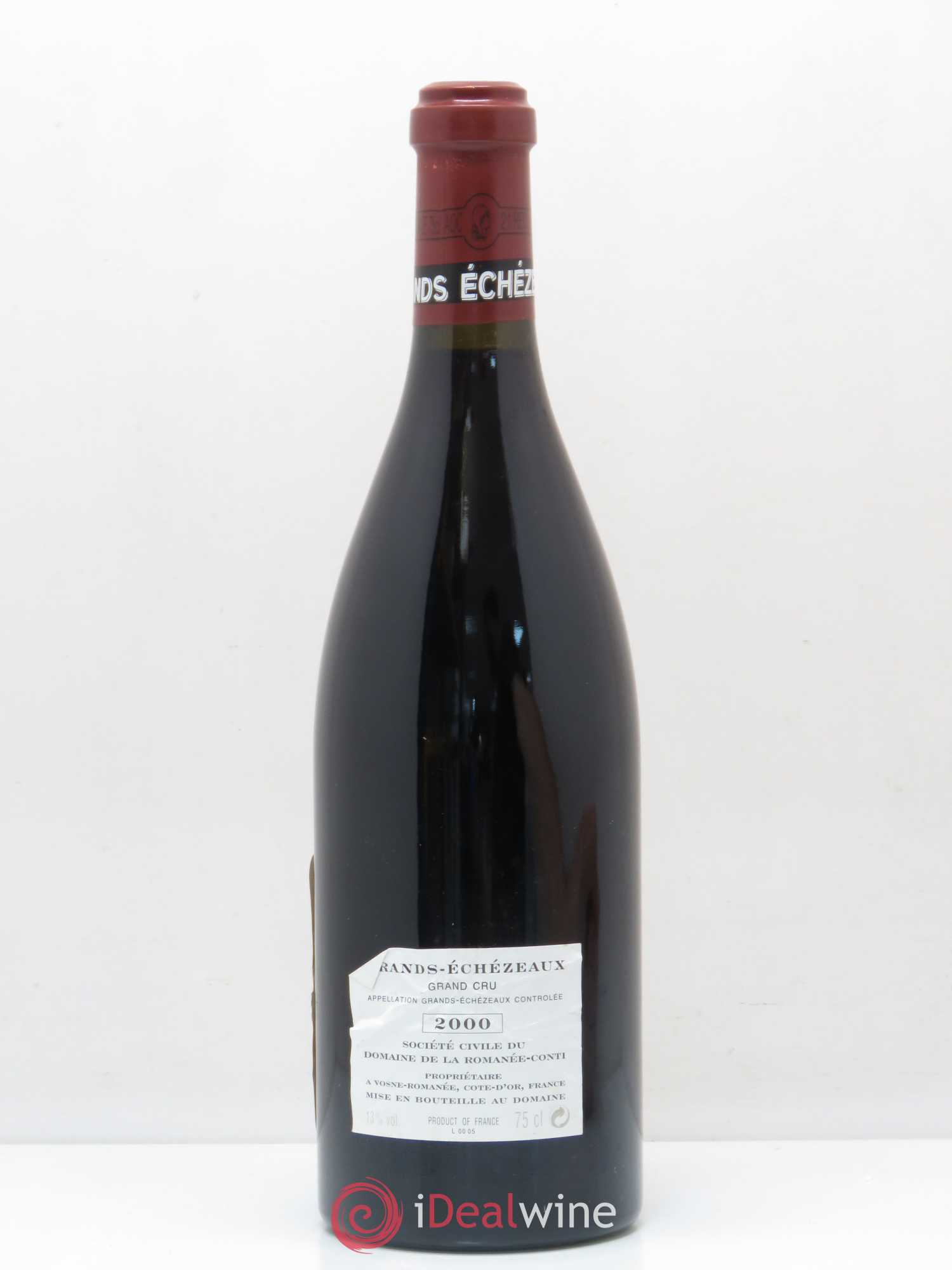 Grands-Echezeaux Grand Cru Domaine de la Romanée-Conti 2000 - Lot de 1 bouteille - 1