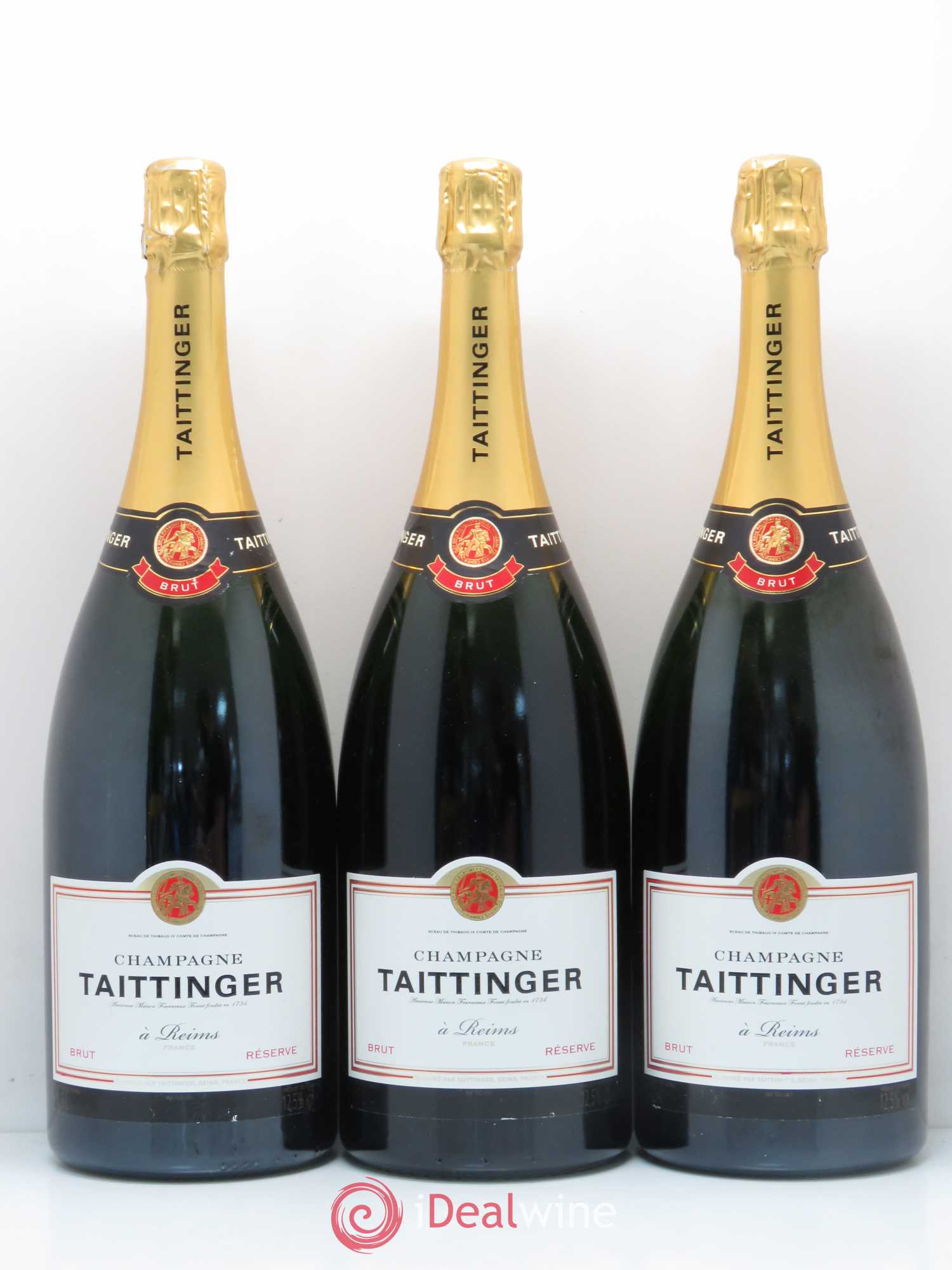 Brut Réserve Taittinger - Lot de 3 magnums - 0
