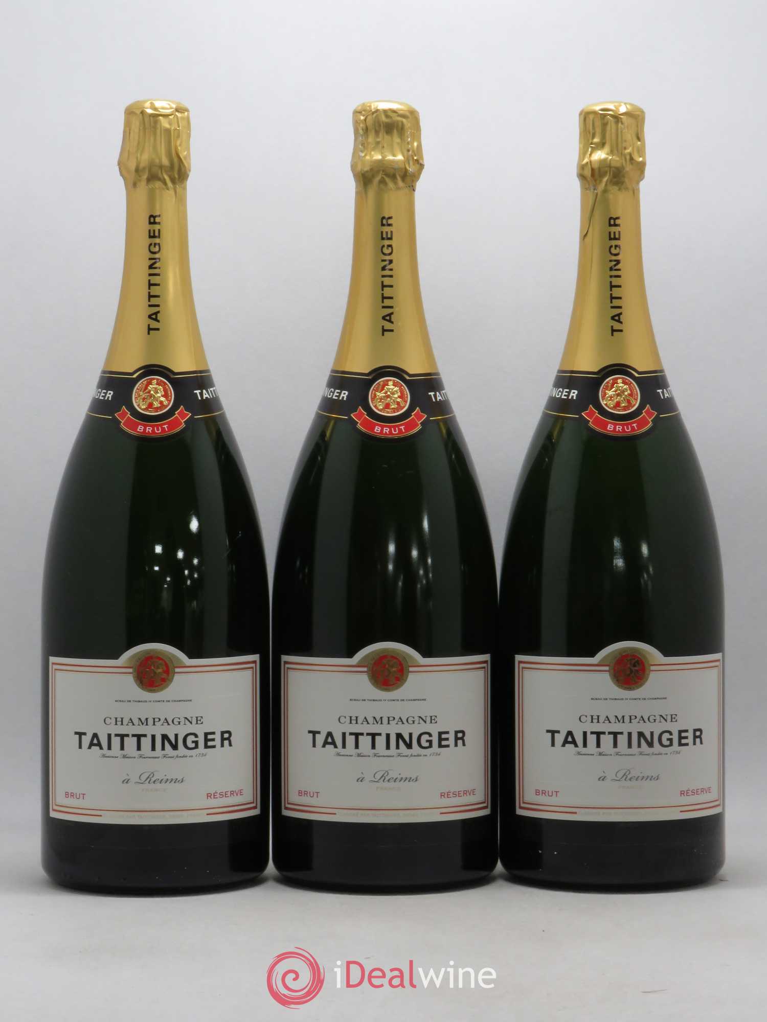Brut Réserve Taittinger Réserve - Lot de 3 magnums - 0