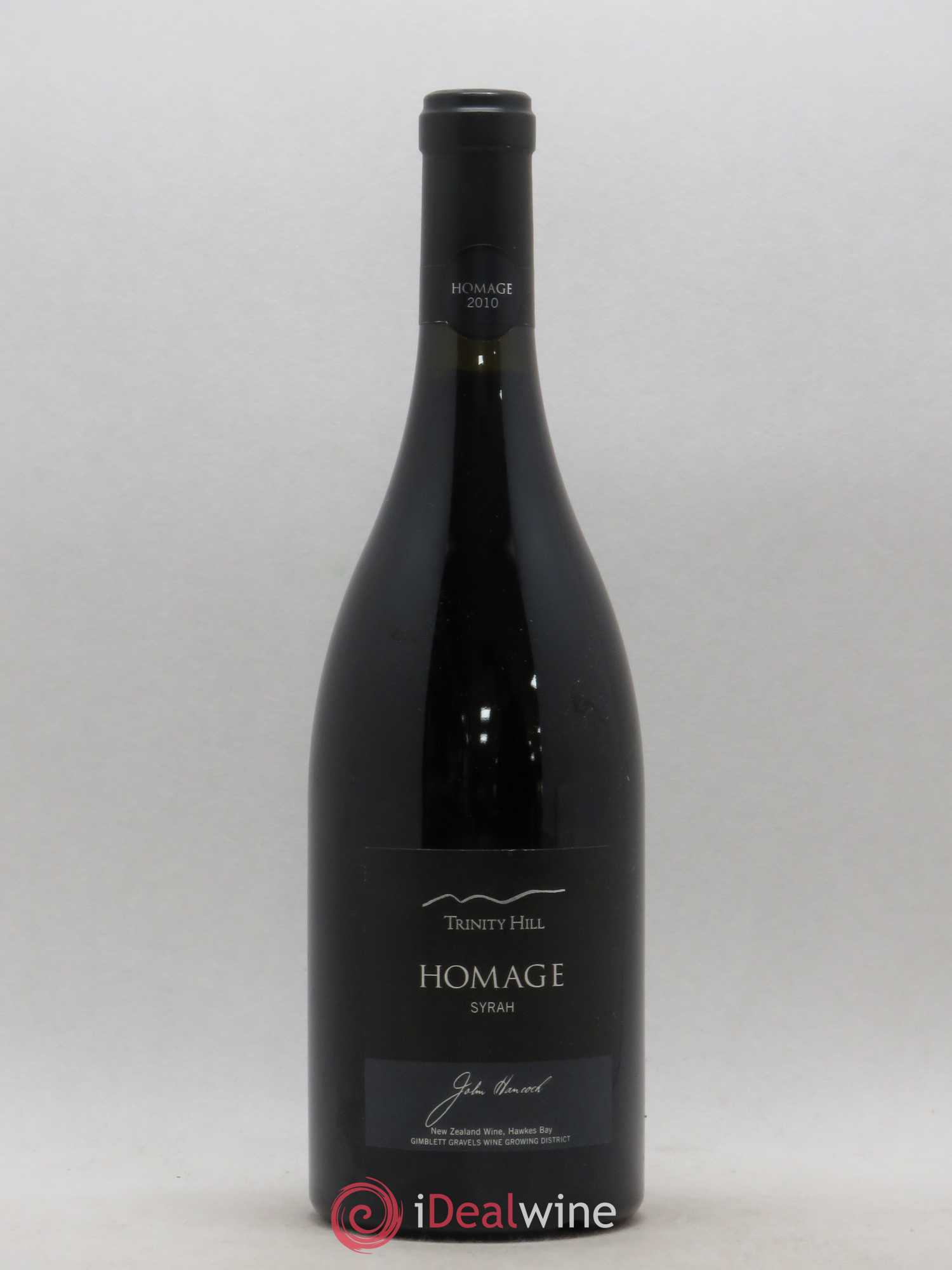 Nouvelle Zélande Hawkes bay Syrah Homage Trinity Hill 2010 - Posten von 1 Flasche - 0