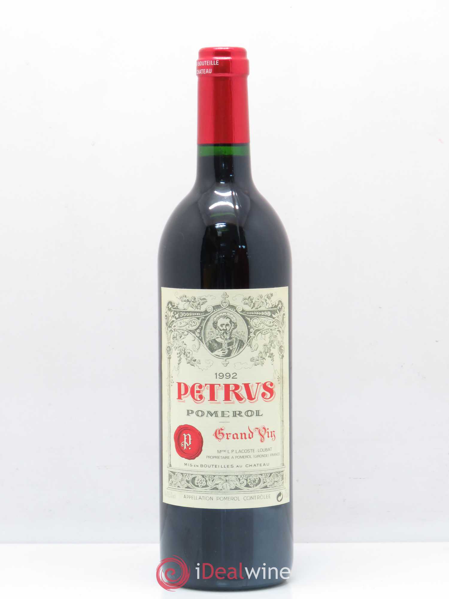 Petrus 1992 - Lot de 1 bouteille - 0