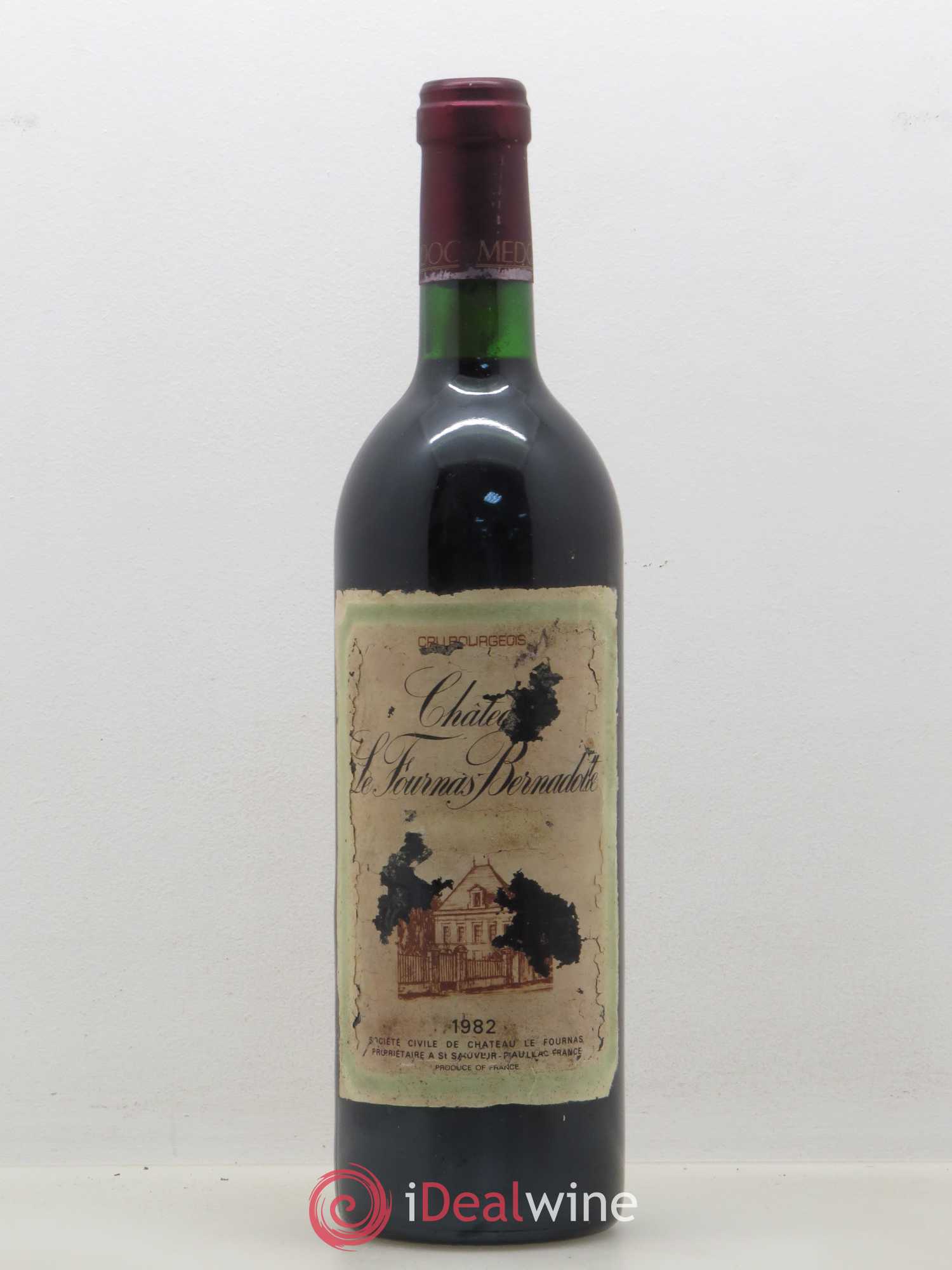 Haut Médoc Le Fournas Bernadotte (sans prix de réserve) 1982 - Posten von 1 Flasche - 0