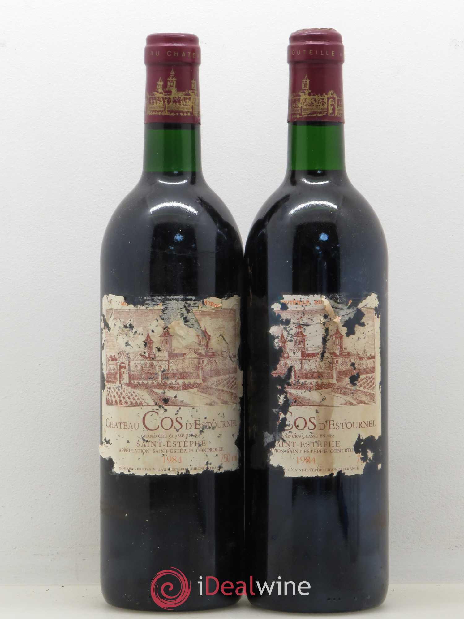 Cos d'Estournel 2ème Grand Cru Classé 1984 - Lot de 2 bouteilles - 0
