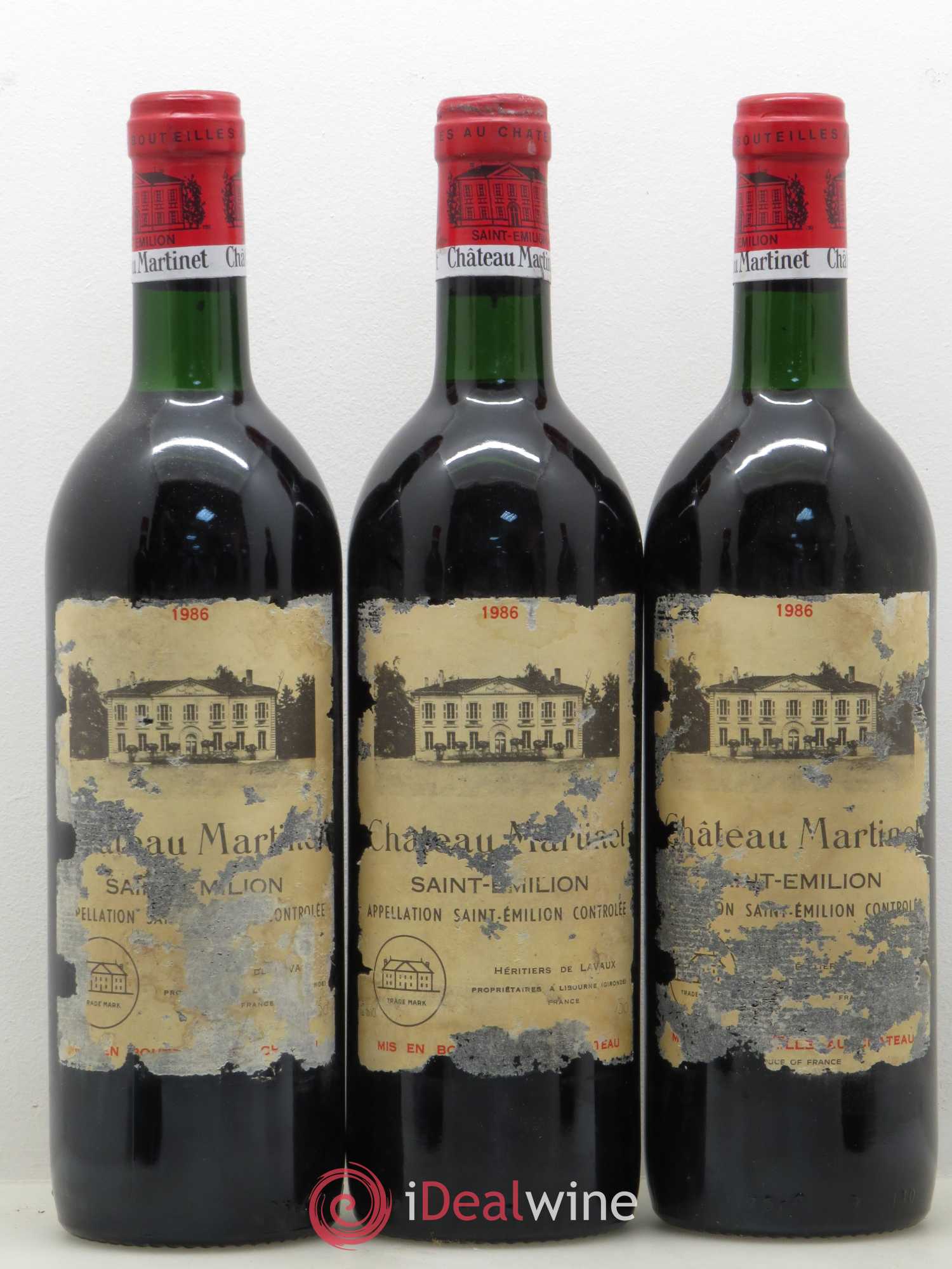 Château Martinet 1986 - Lot de 6 bouteilles - 2