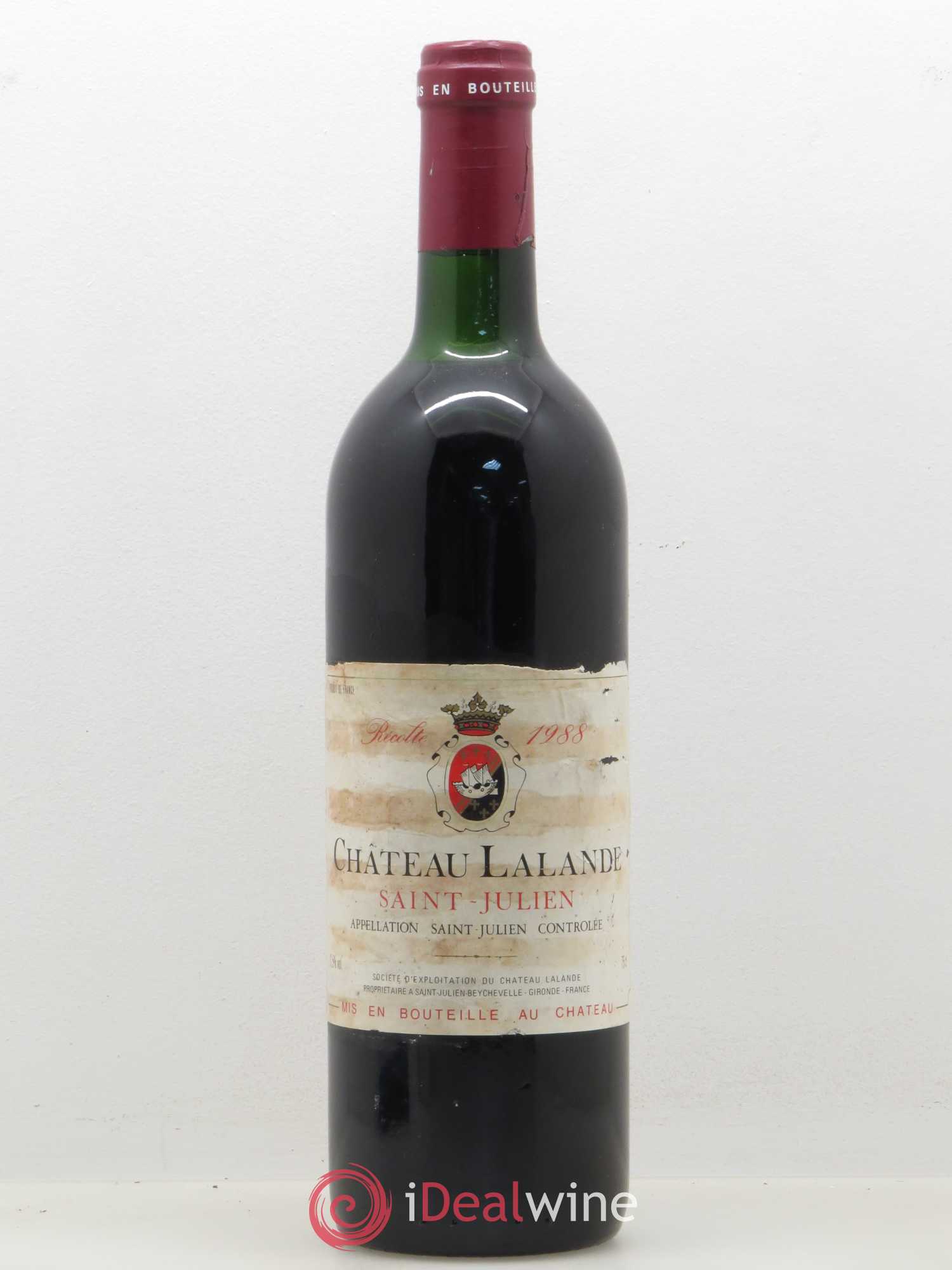 Château Lalande 1988 - Lot de 1 bouteille - 0