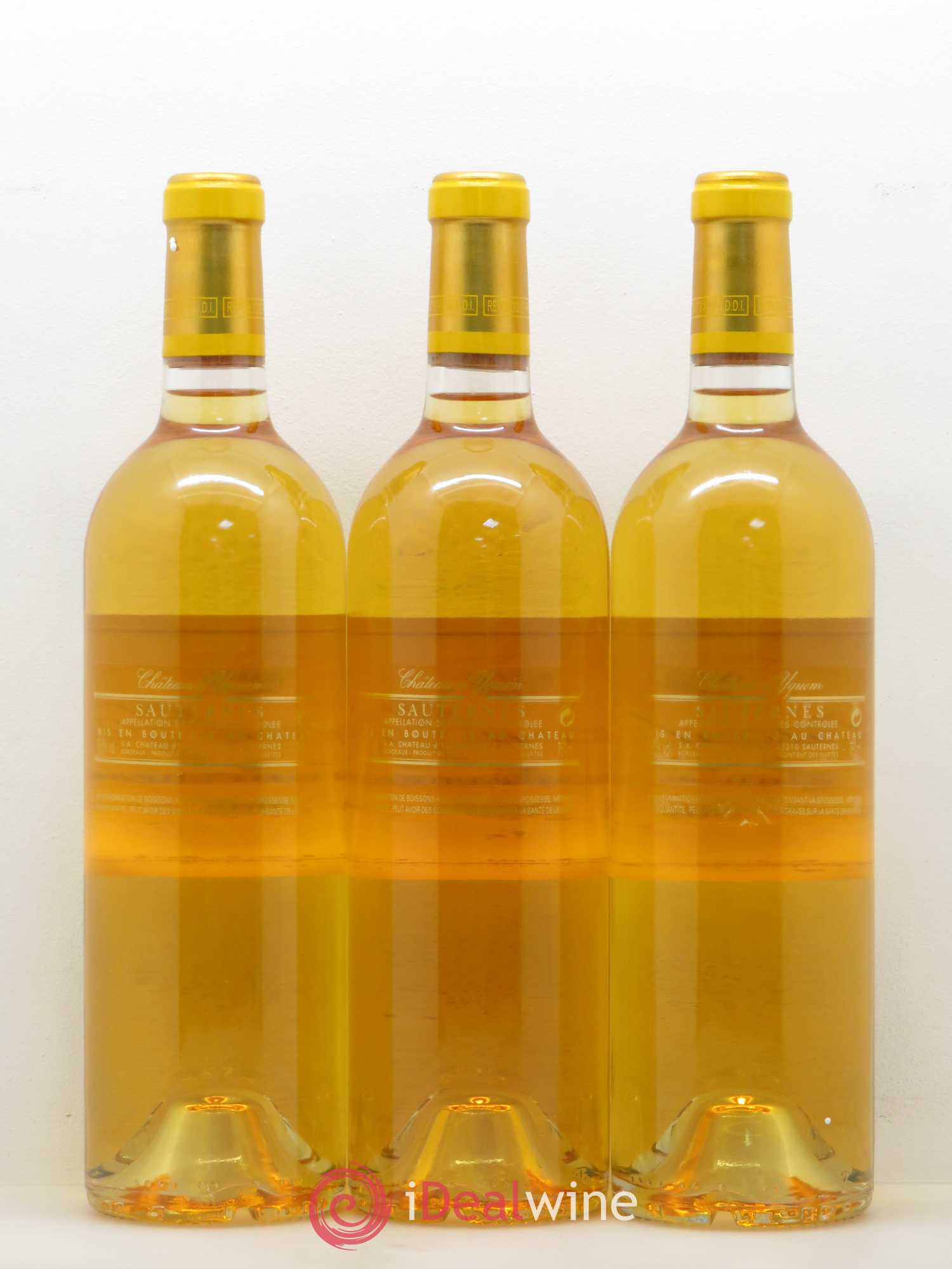 Château d' Yquem 1er Cru Classé Supérieur (senza prezzo di riserva) 2010 - Lotto di 3 bottiglie - 1
