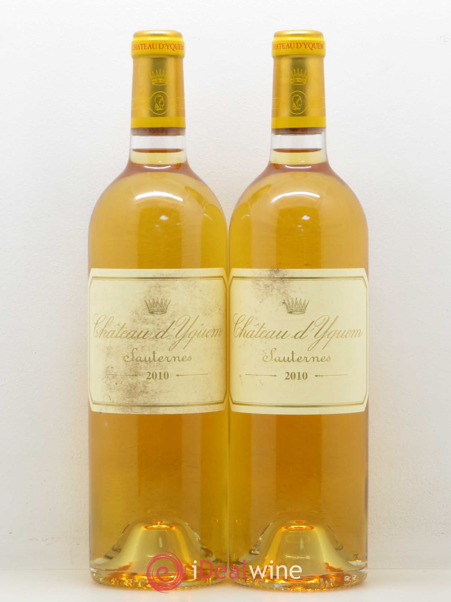 Château d' Yquem 1er Cru Classé Supérieur (senza prezzo di riserva) 2010 - Lotto di 2 bottiglie - 0