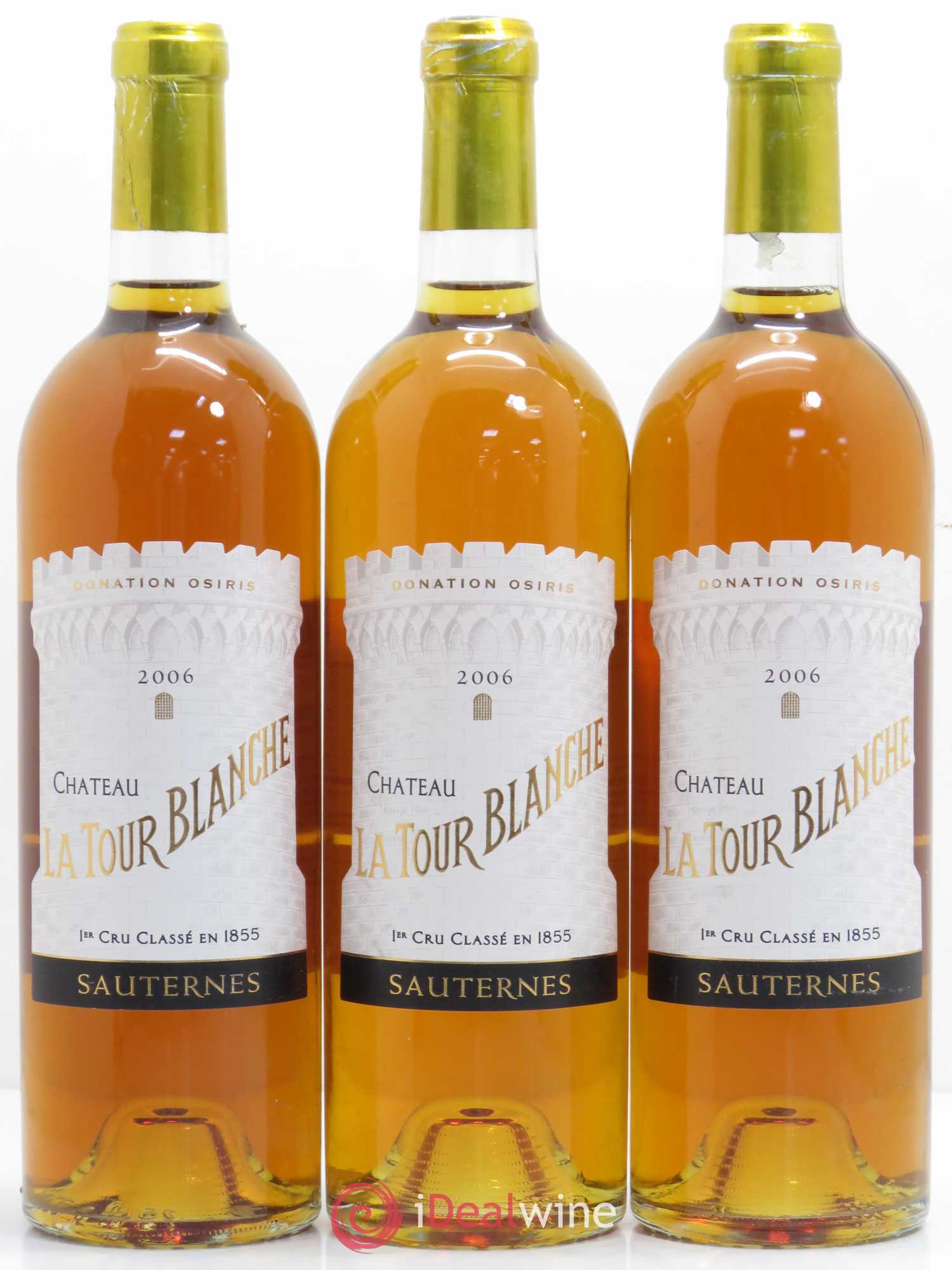 Château la Tour Blanche 1er Grand Cru Classé (senza prezzo di riserva) 2006 - Lotto di 3 bottiglie - 0