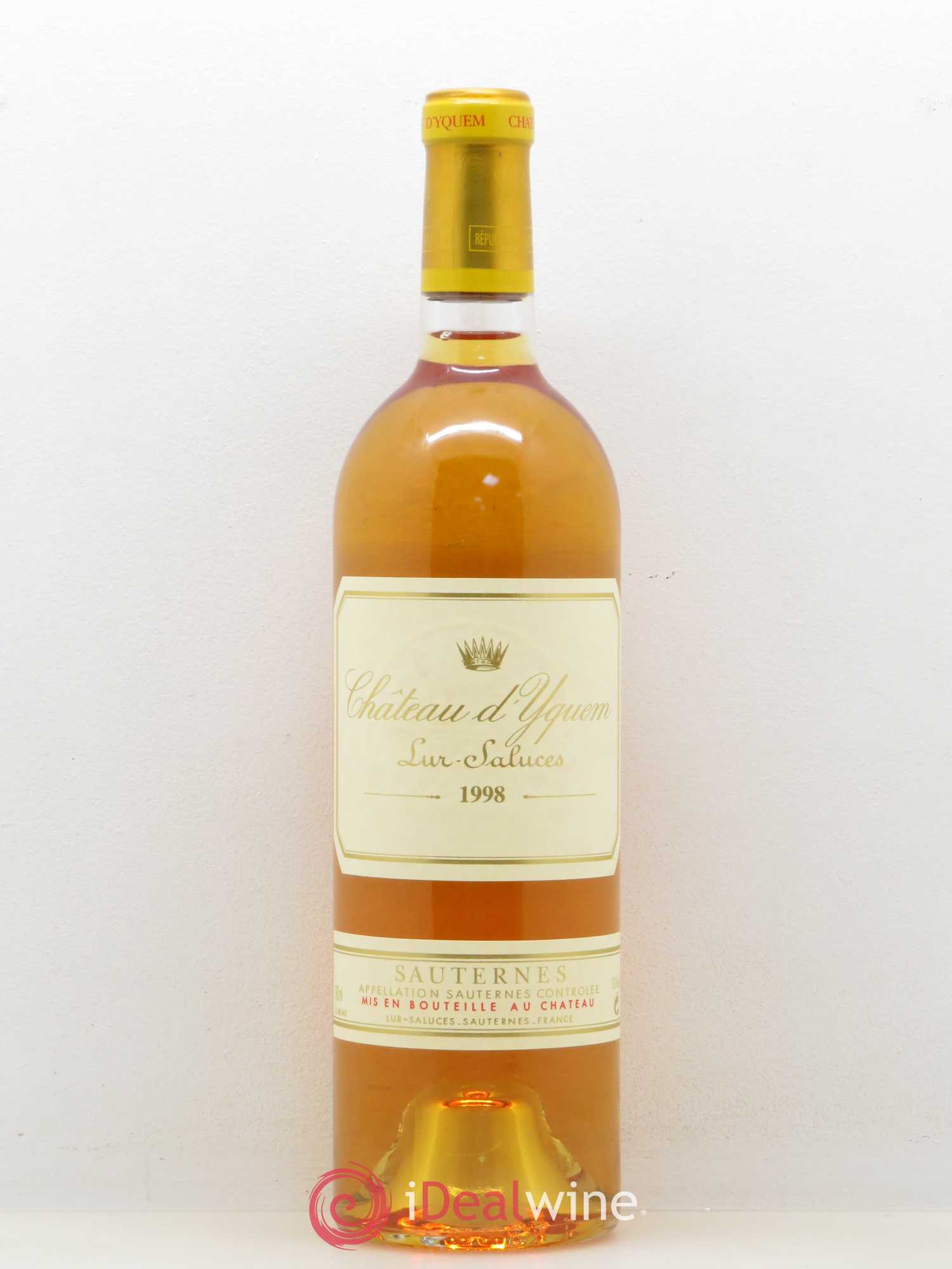 Château d' Yquem 1er Cru Classé Supérieur 1998 - Lotto di 1 bottiglia - 0