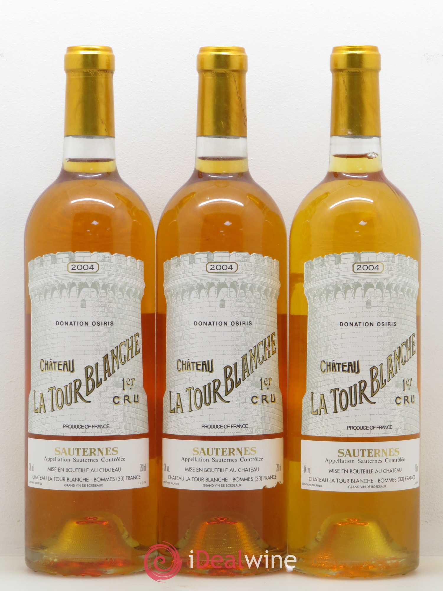 Château la Tour Blanche 1er Grand Cru Classé (senza prezzo di riserva) 2004 - Lotto di 3 bottiglie - 0