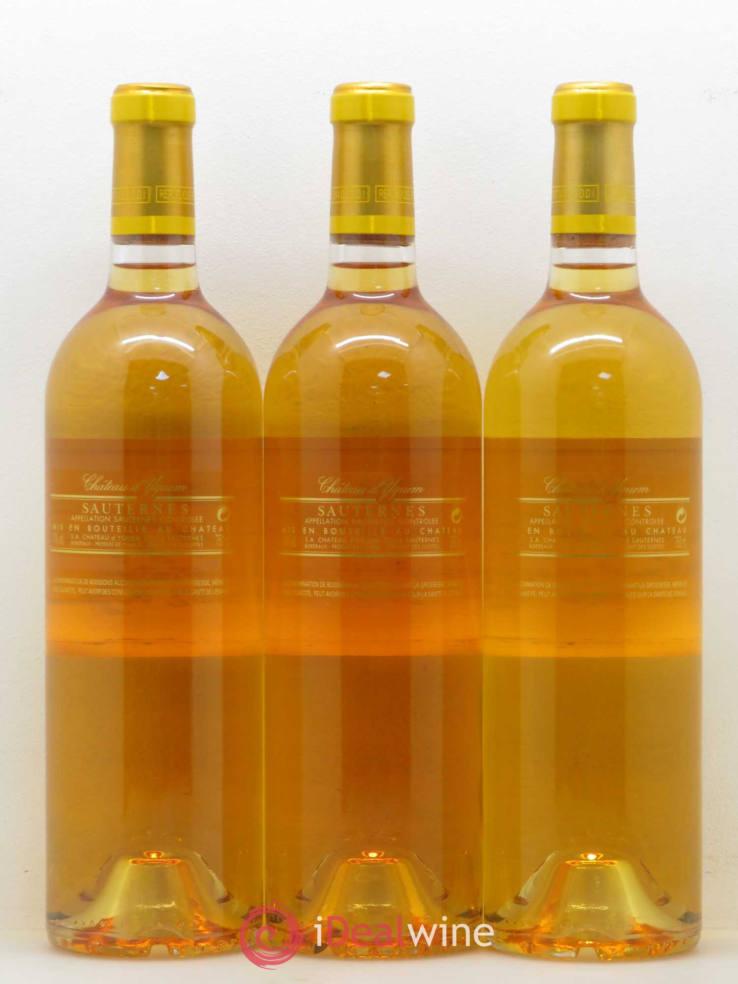 Château d' Yquem 1er Cru Classé Supérieur 2009 - Lotto di 3 bottiglie - 1