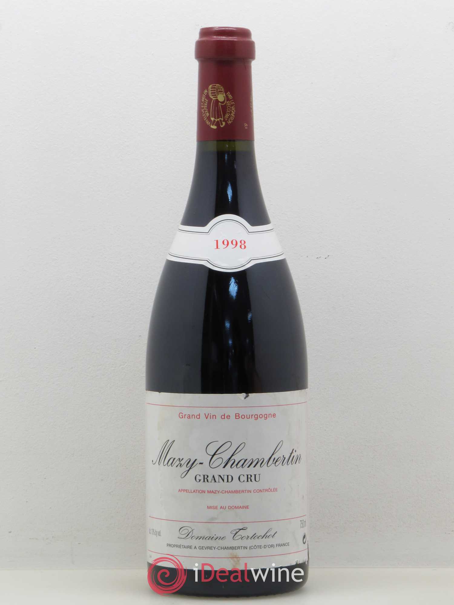 Mazis-Chambertin Grand Cru Tortochot 1998 - Lot de 1 bouteille - 0