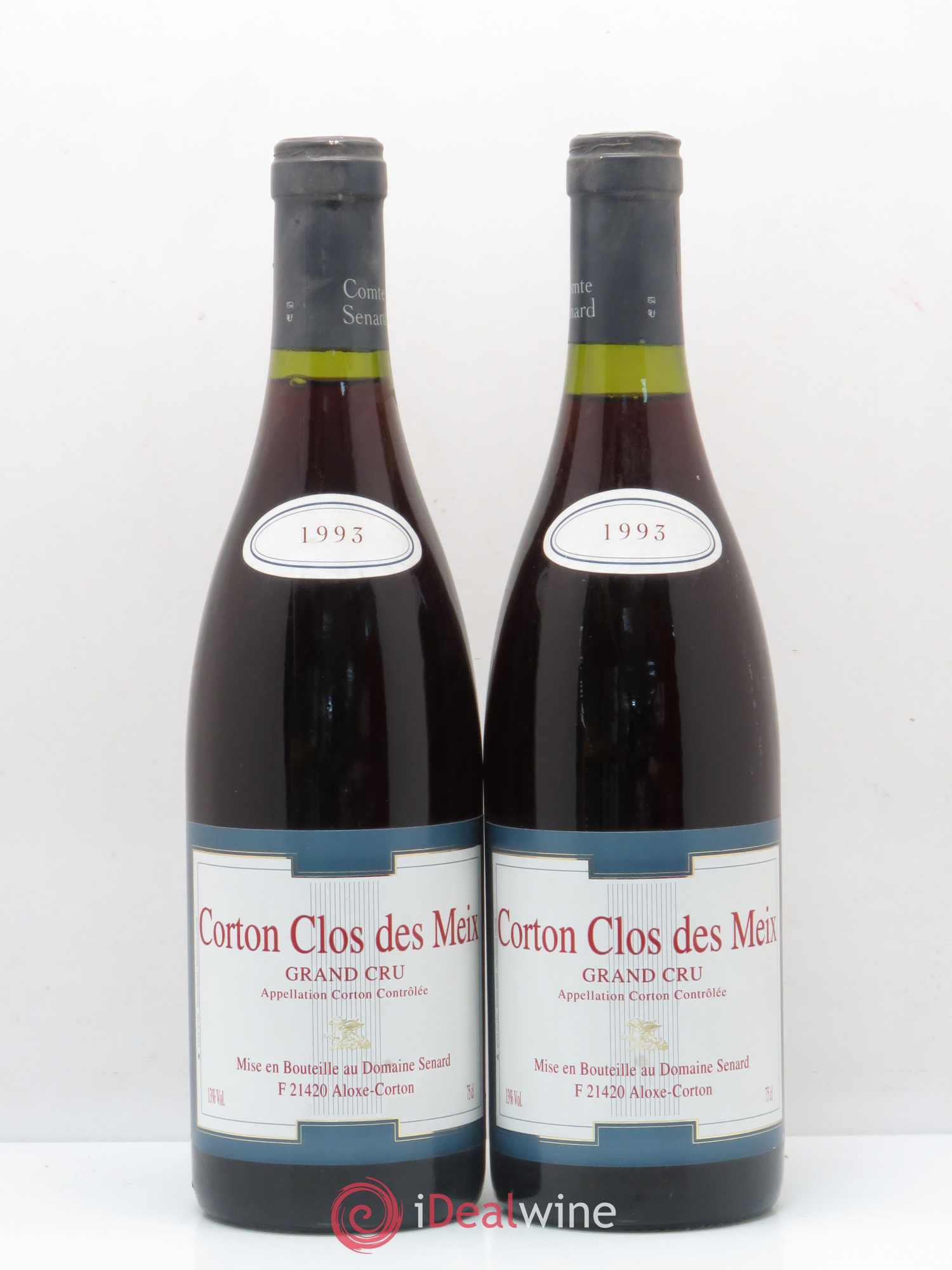 Corton Grand Cru Clos des Meix Domaine Senard 1993 - Posten von 2 Flaschen - 0