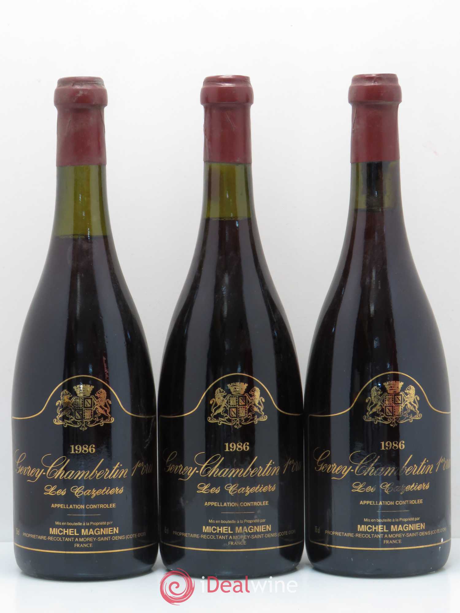 Gevrey-Chambertin 1er Cru Les Cazetiers Michel Magnien 1986 - Lot of 6 bottles - 2