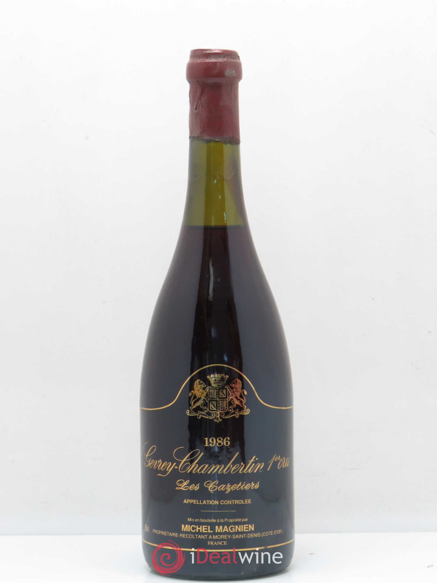 Gevrey-Chambertin 1er Cru Les Cazetiers Michel Magnien 1986 - Posten von 1 Flasche - 0