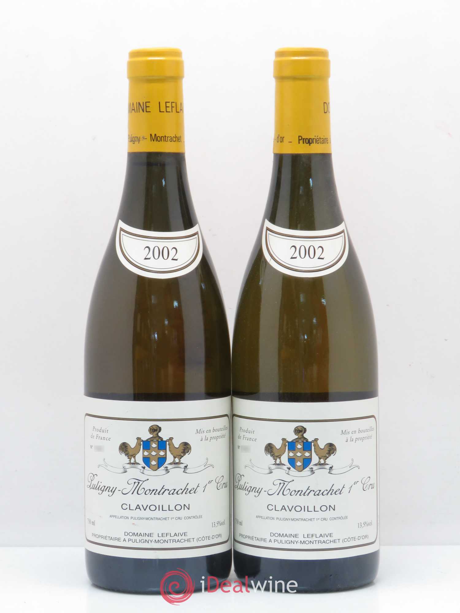 Puligny-Montrachet 1er Cru Clavoillon Leflaive (Domaine) 2002 - Lot de 2 bouteilles - 0