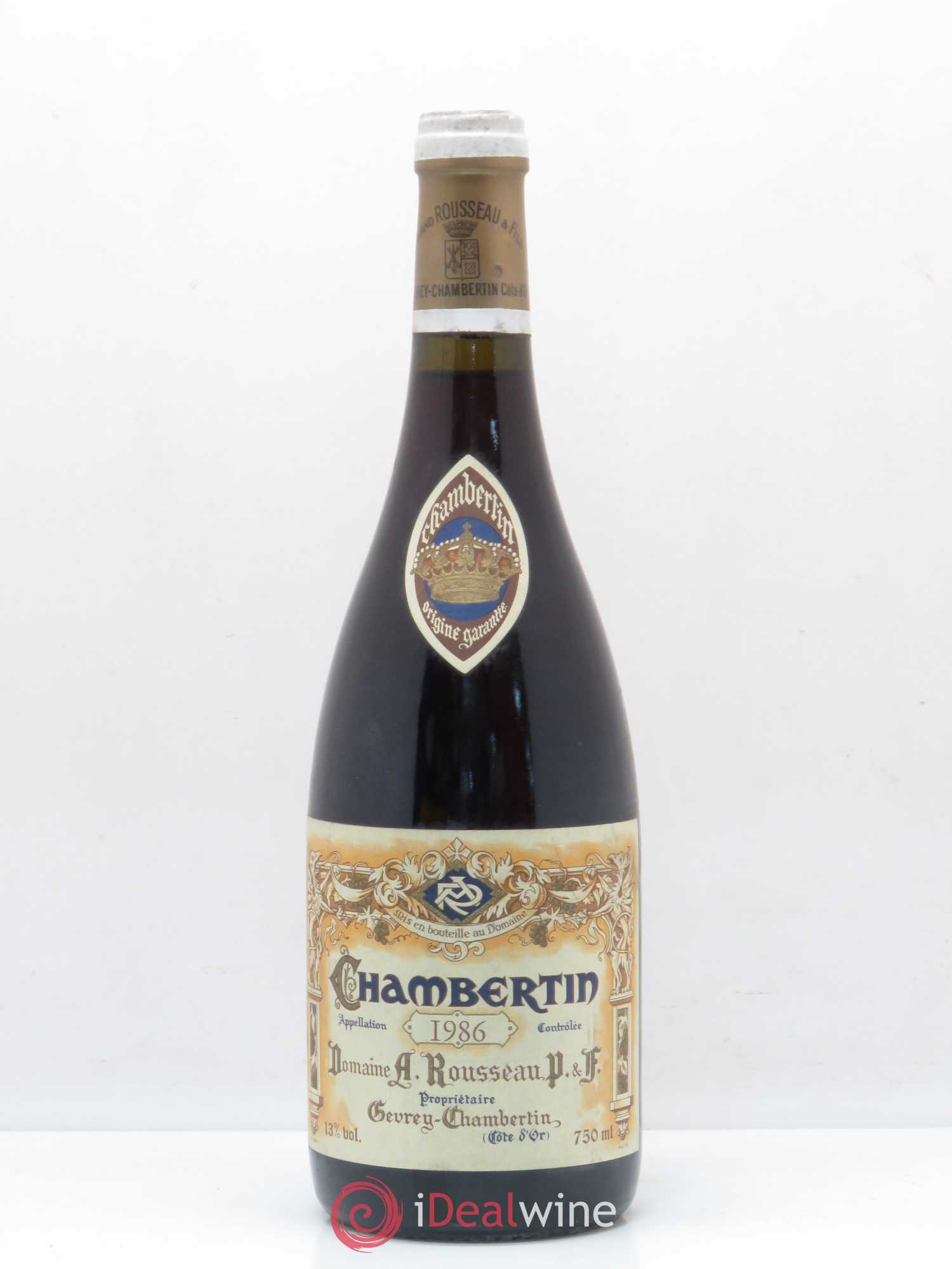 Chambertin Grand Cru Armand Rousseau (Domaine) 1986 - Lot de 1 bouteille - 0