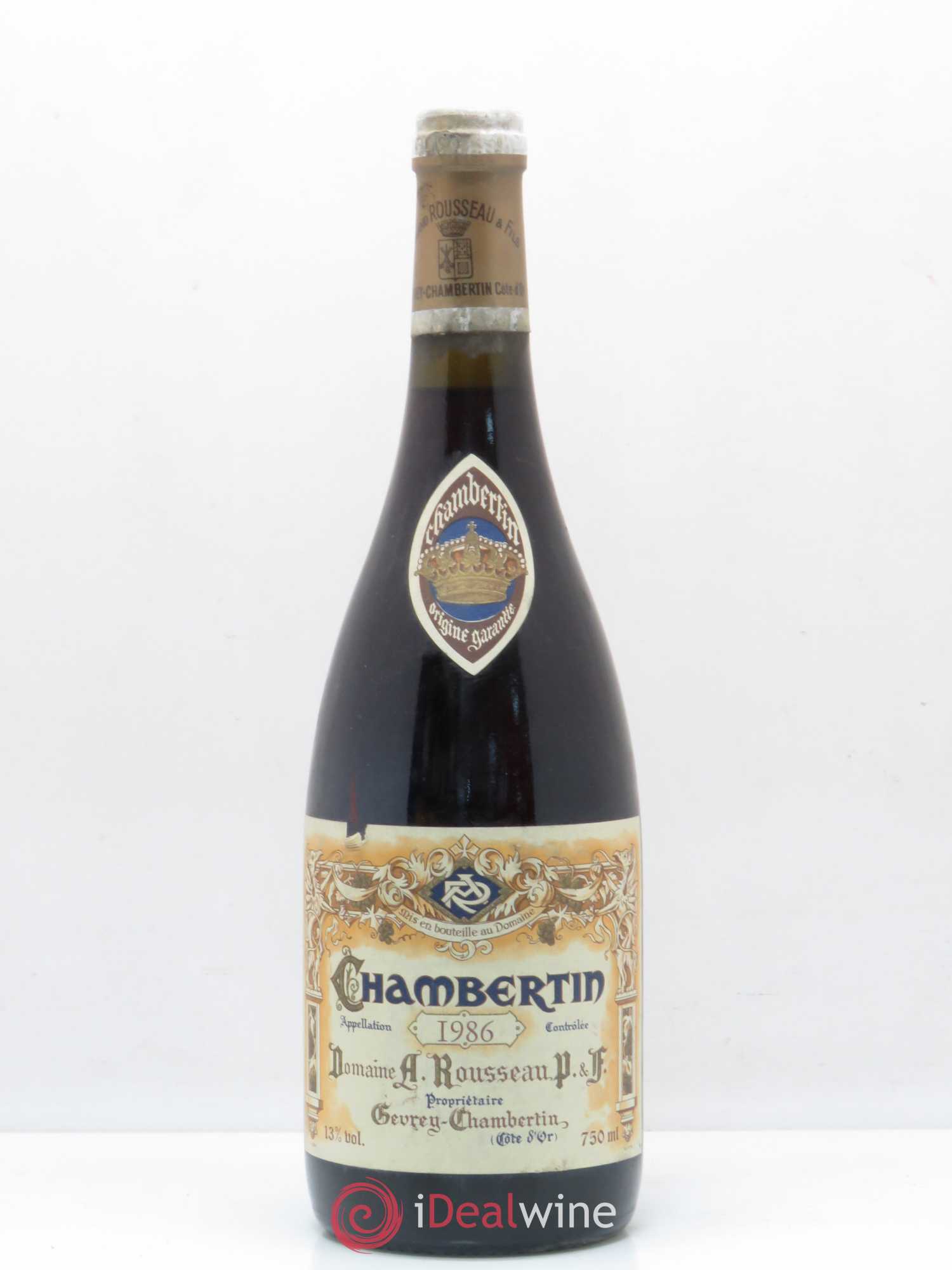 Chambertin Grand Cru Armand Rousseau (Domaine) 1986 - Lot de 1 bouteille - 0