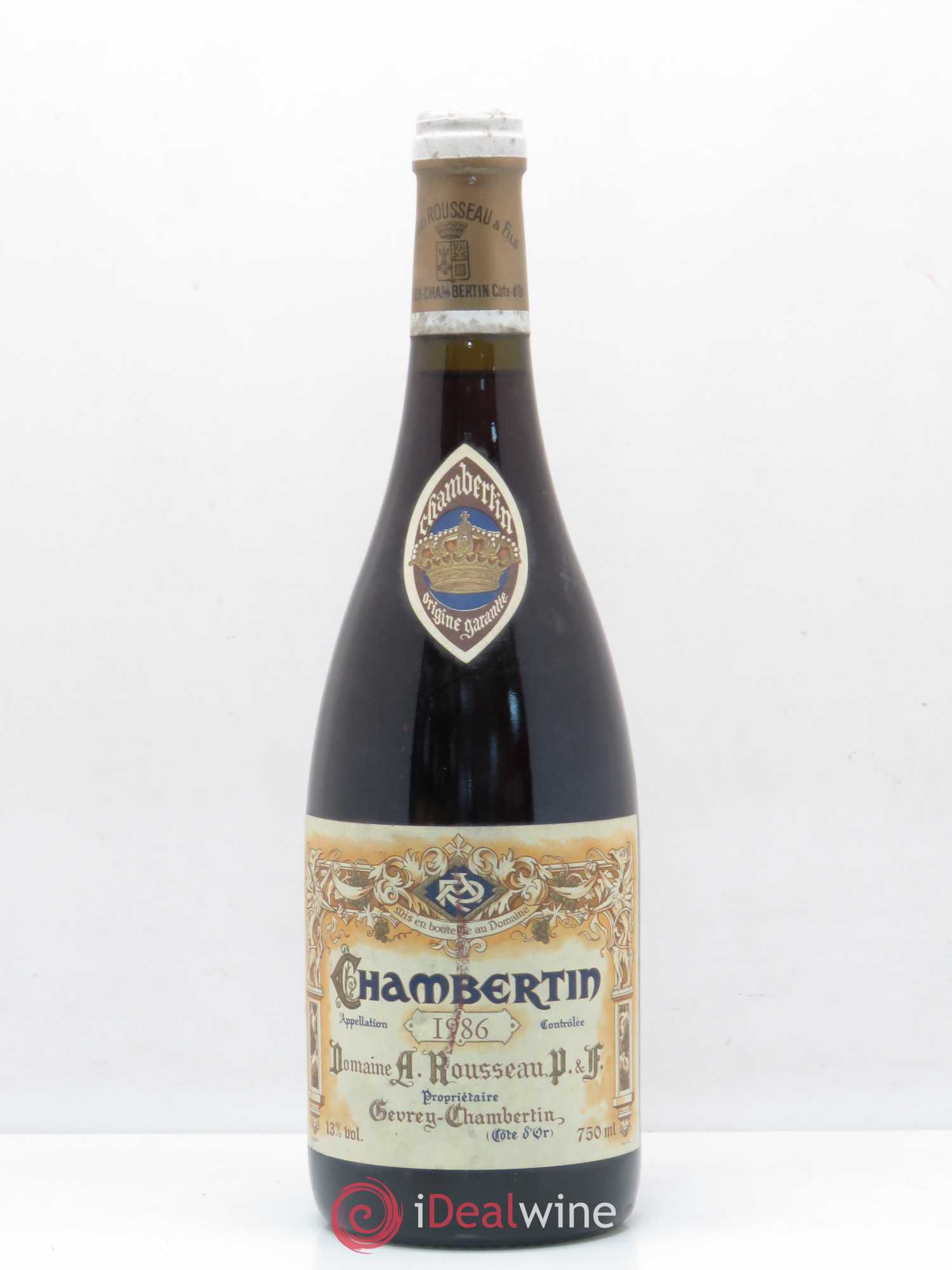 Chambertin Grand Cru Armand Rousseau (Domaine) 1986 - Lot de 1 bouteille - 0