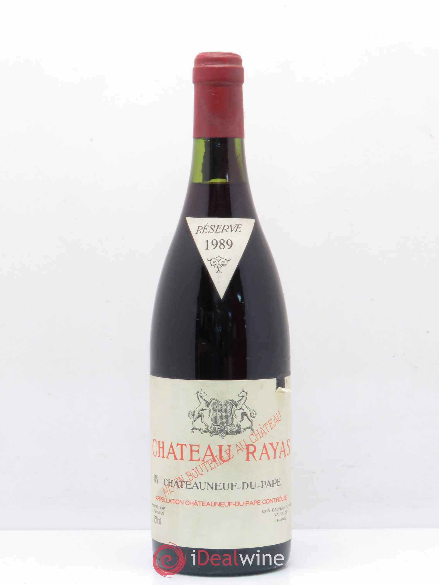 Châteauneuf-du-Pape Château Rayas Emmanuel Reynaud 1989 - Lot de 1 bouteille - 0