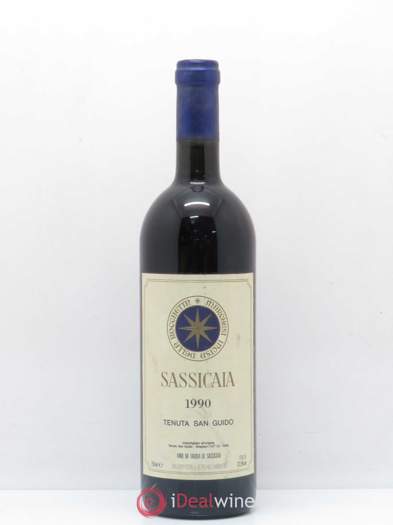 Bolgheri DOC Sassicaia Tenuta San Guido 1990 - Lot de 1 bouteille - 0