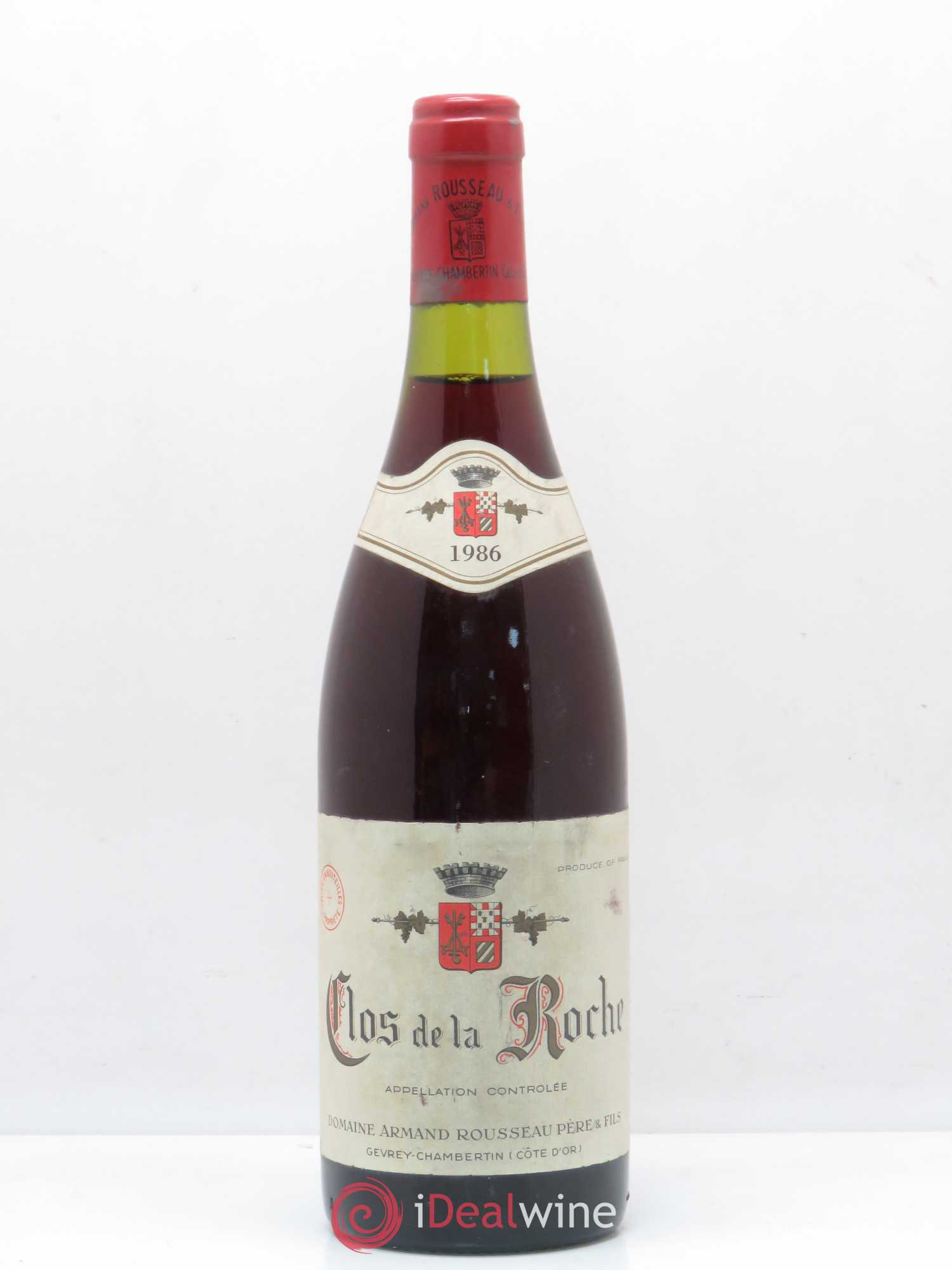Clos de la Roche Grand Cru Armand Rousseau (Domaine) 1986 - Lot de 1 bouteille - 0