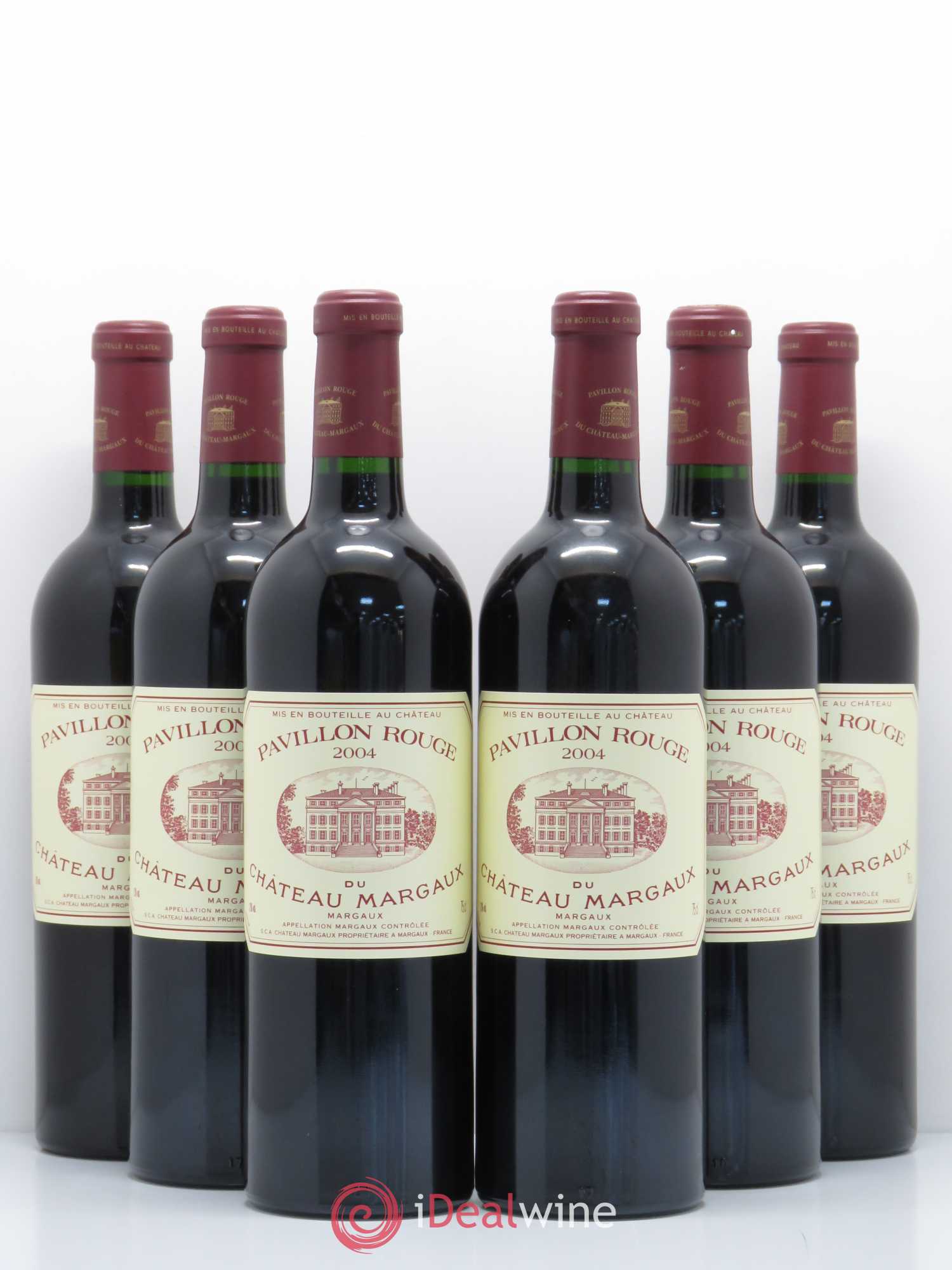 Pavillon Rouge du Château Margaux Second Vin 2004 - Lot de 6 bouteilles - 0