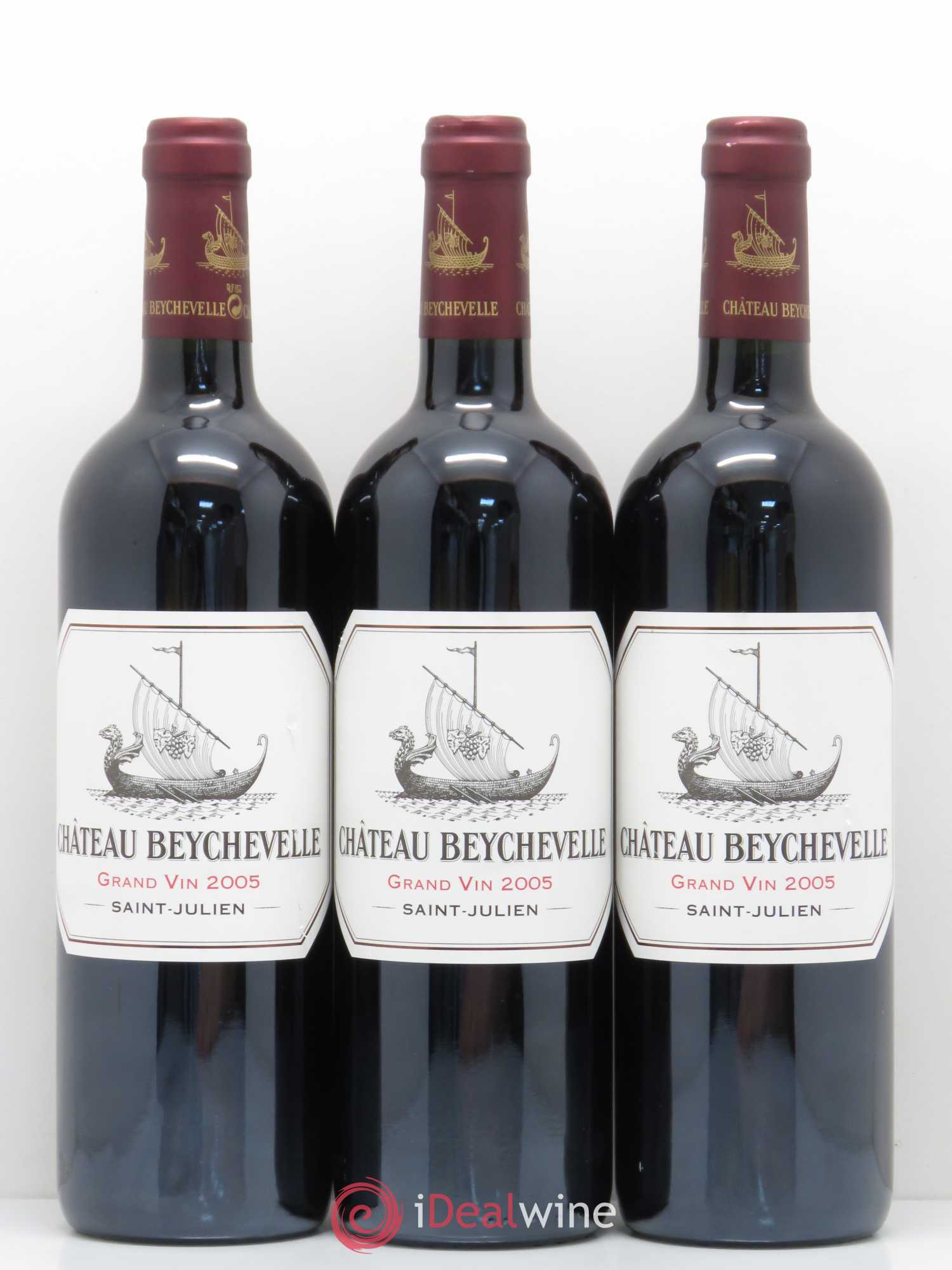 Château Beychevelle 4ème Grand Cru Classé 2005 - Lot de 5 bouteilles - 1