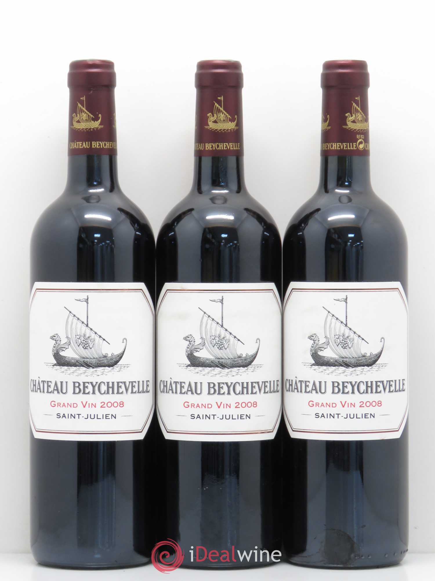 Château Beychevelle 4ème Grand Cru Classé 2008 - Lot de 6 bouteilles - 1