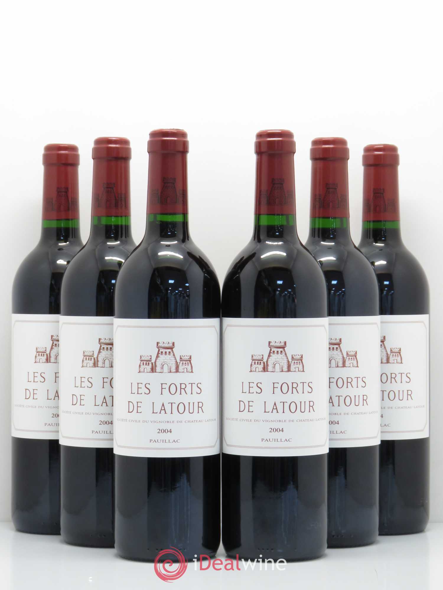 Les Forts de Latour Second Vin 2004 - Lot de 6 bouteilles - 0