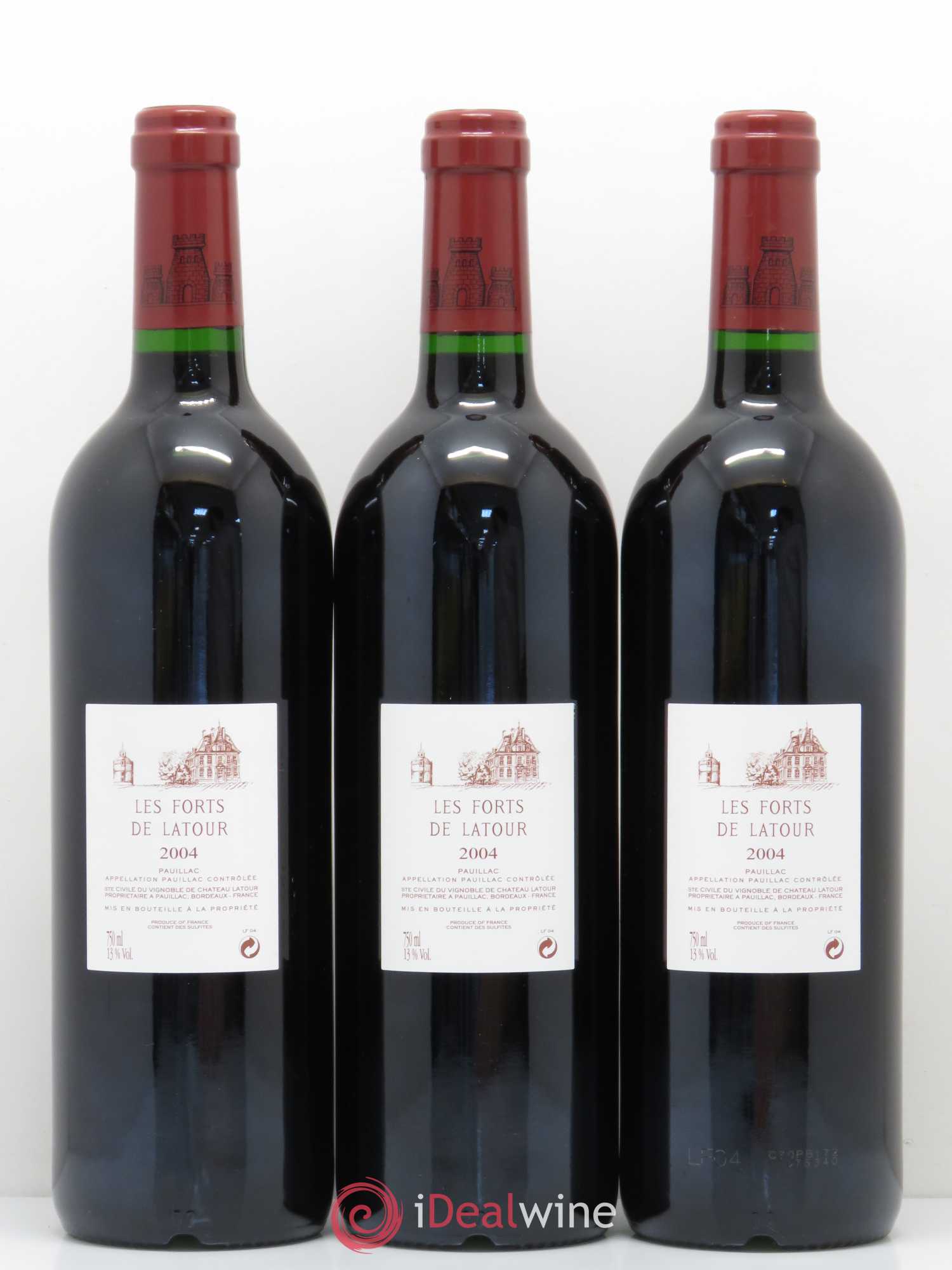 Les Forts de Latour Second Vin 2004 - Lot de 3 bouteilles - 1