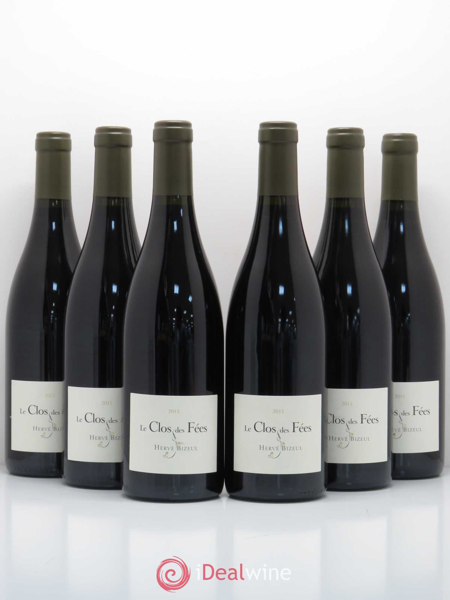 Côtes du Roussillon Villages Clos des Fées Hervé Bizeul 2015 - Lot de 6 bouteilles - 0