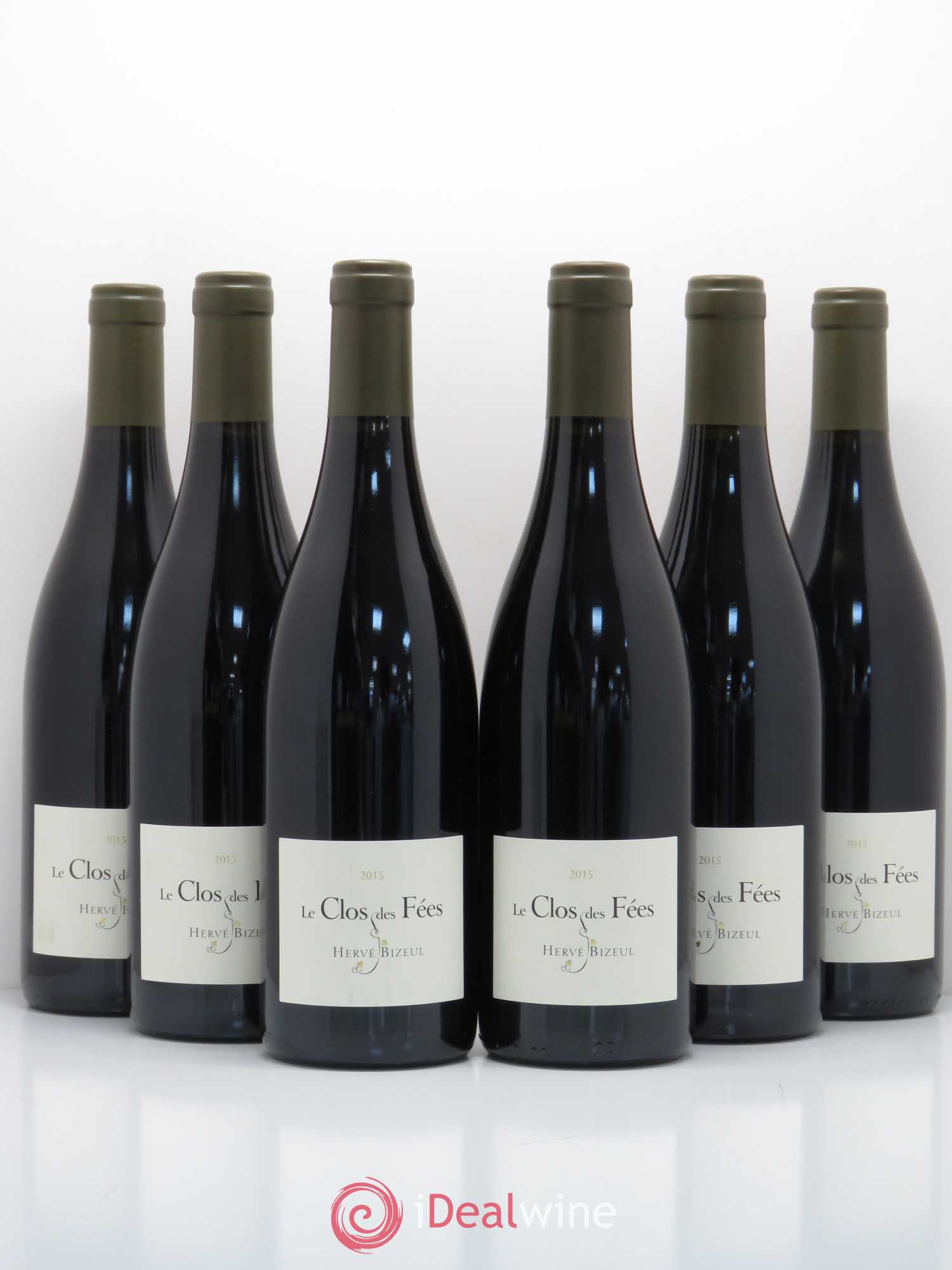 Côtes du Roussillon Villages Clos des Fées Hervé Bizeul 2015 - Lot de 6 bouteilles - 0