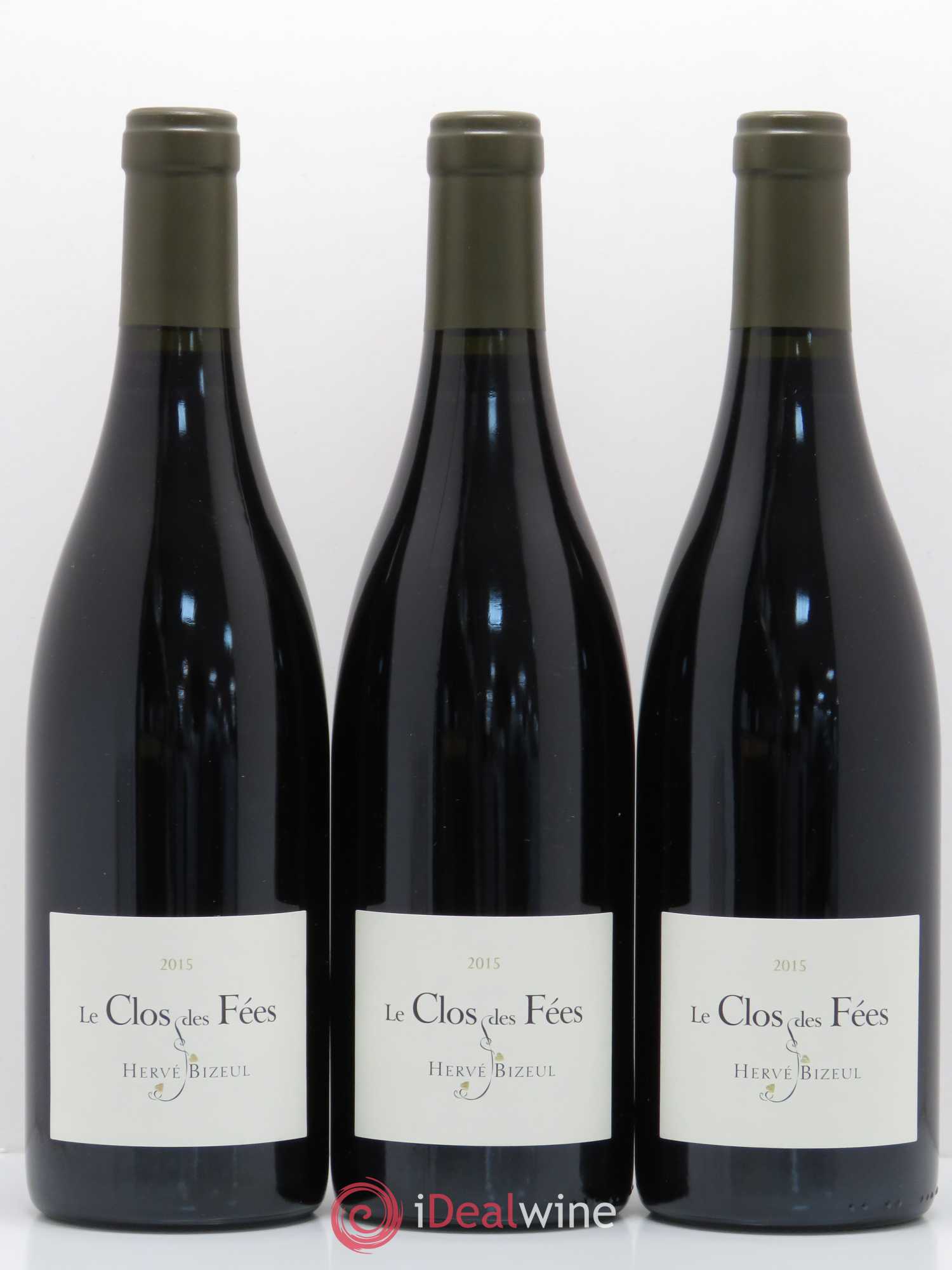 Côtes du Roussillon Villages Clos des Fées Hervé Bizeul 2015 - Lot de 3 bouteilles - 0