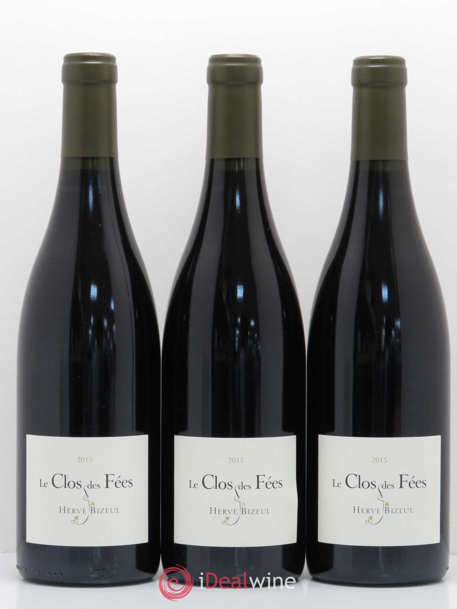 Côtes du Roussillon Villages Clos des Fées Hervé Bizeul 2015 - Lot de 3 bouteilles - 0