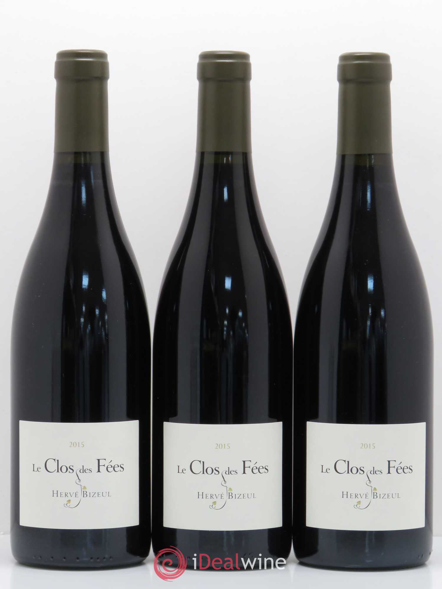 Côtes du Roussillon Villages Clos des Fées Hervé Bizeul 2015 - Lot de 3 bouteilles - 0