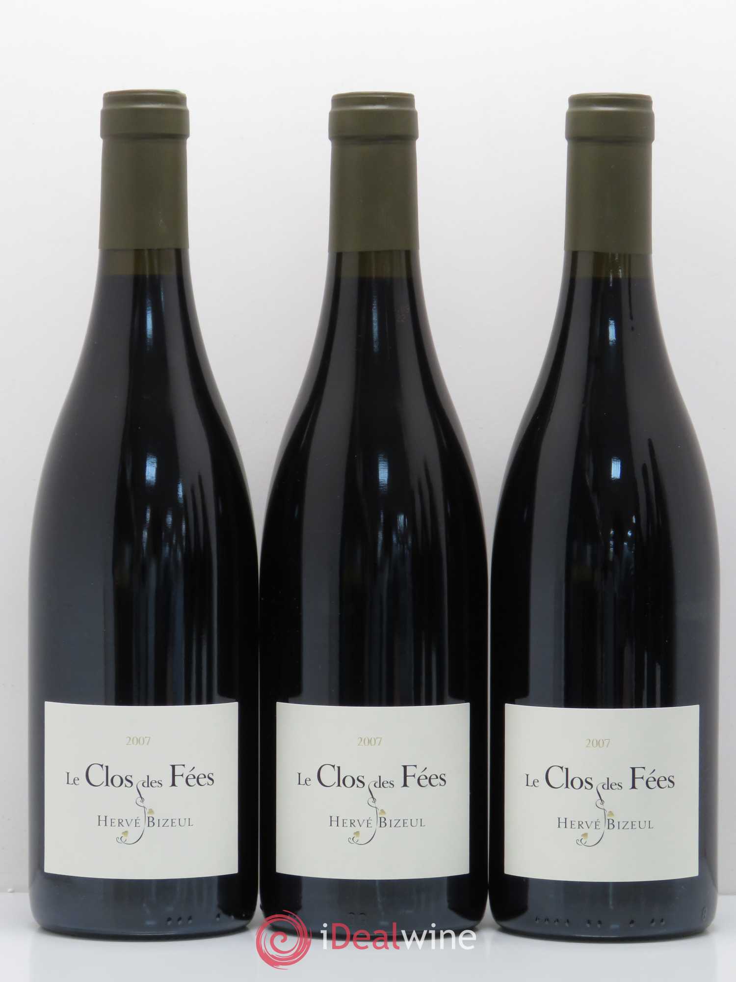 Côtes du Roussillon Villages Clos des Fées Hervé Bizeul 2007 - Posten von 6 Flaschen - 1